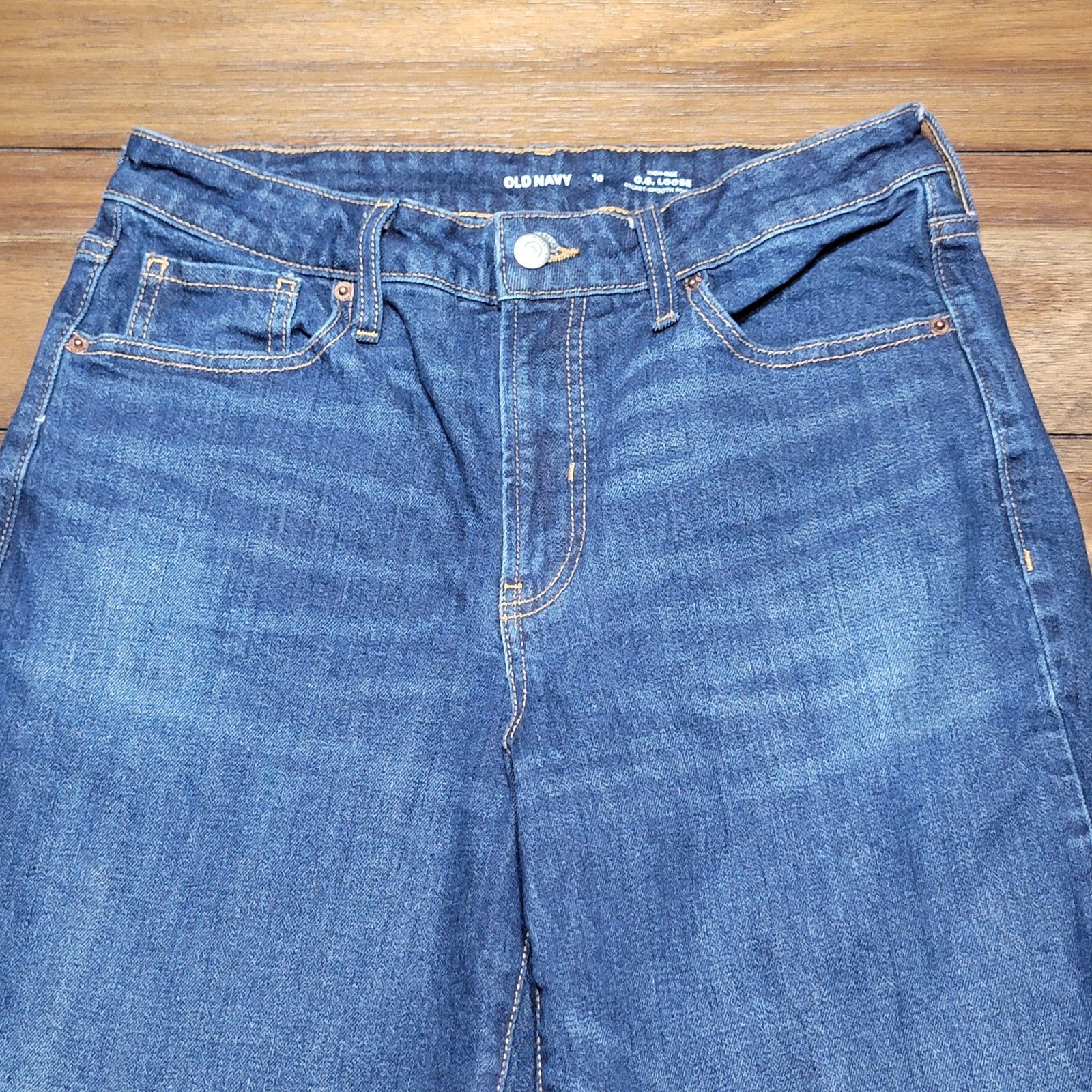 Old Navy Old Navy High-Rise O.G. Loose Jeans w/ Smooth Pockets - 10 Size 32" / US 10 / IT 46 - 2 Thumbnail