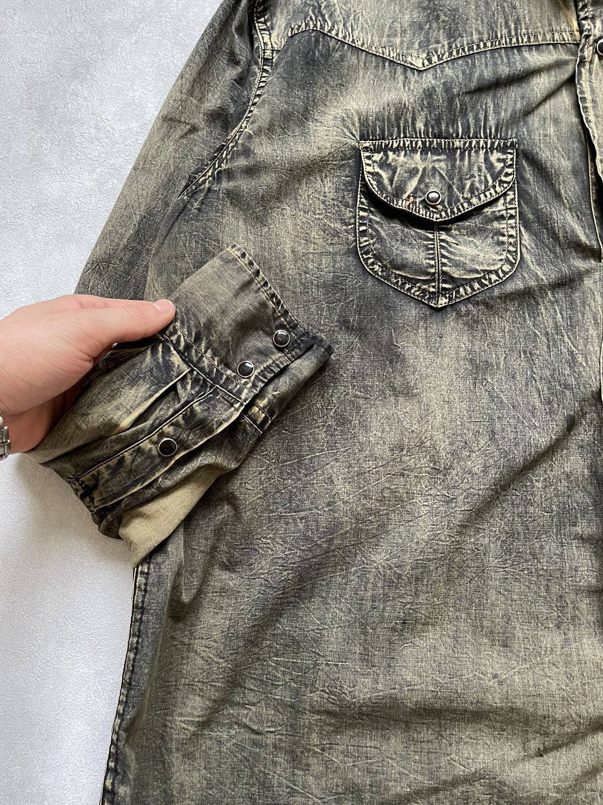 Vintage Vintage Racing Eagle Denim Racing Jacket made in USA Size US L / EU 52-54 / 3 - 11 Thumbnail