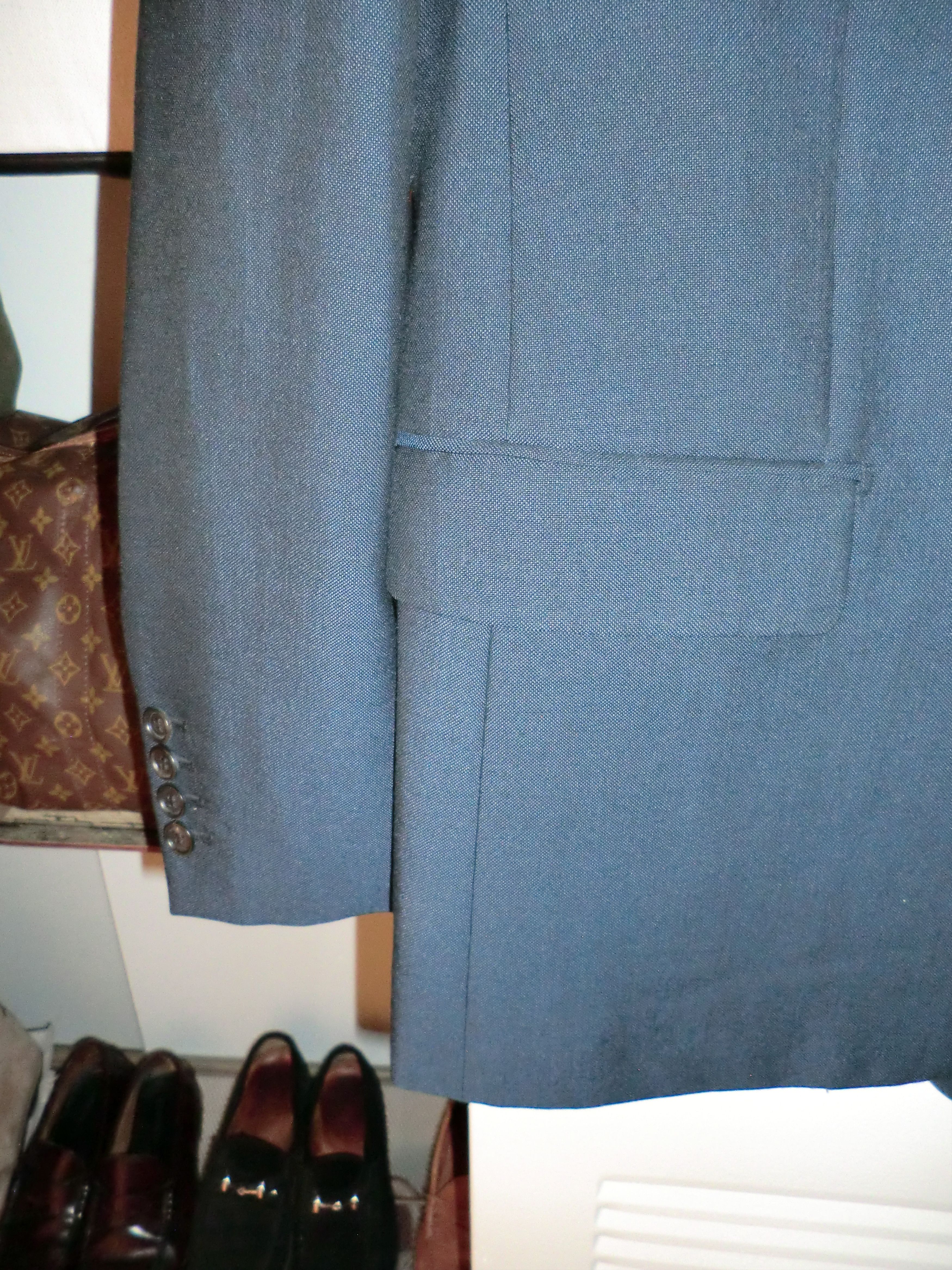 Dior Dior Homme Navy Blue One Button Blazer Size 40R - 5 Thumbnail