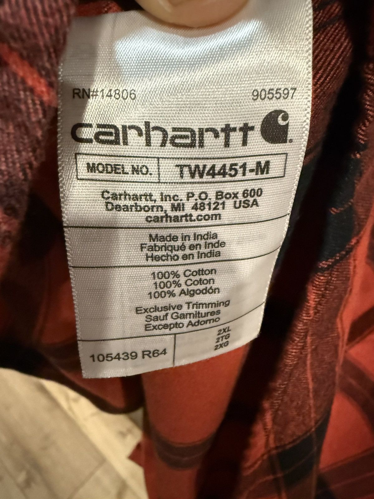Carhartt Carhartt button up Size US XXL / EU 58 / 5 - 5 Thumbnail