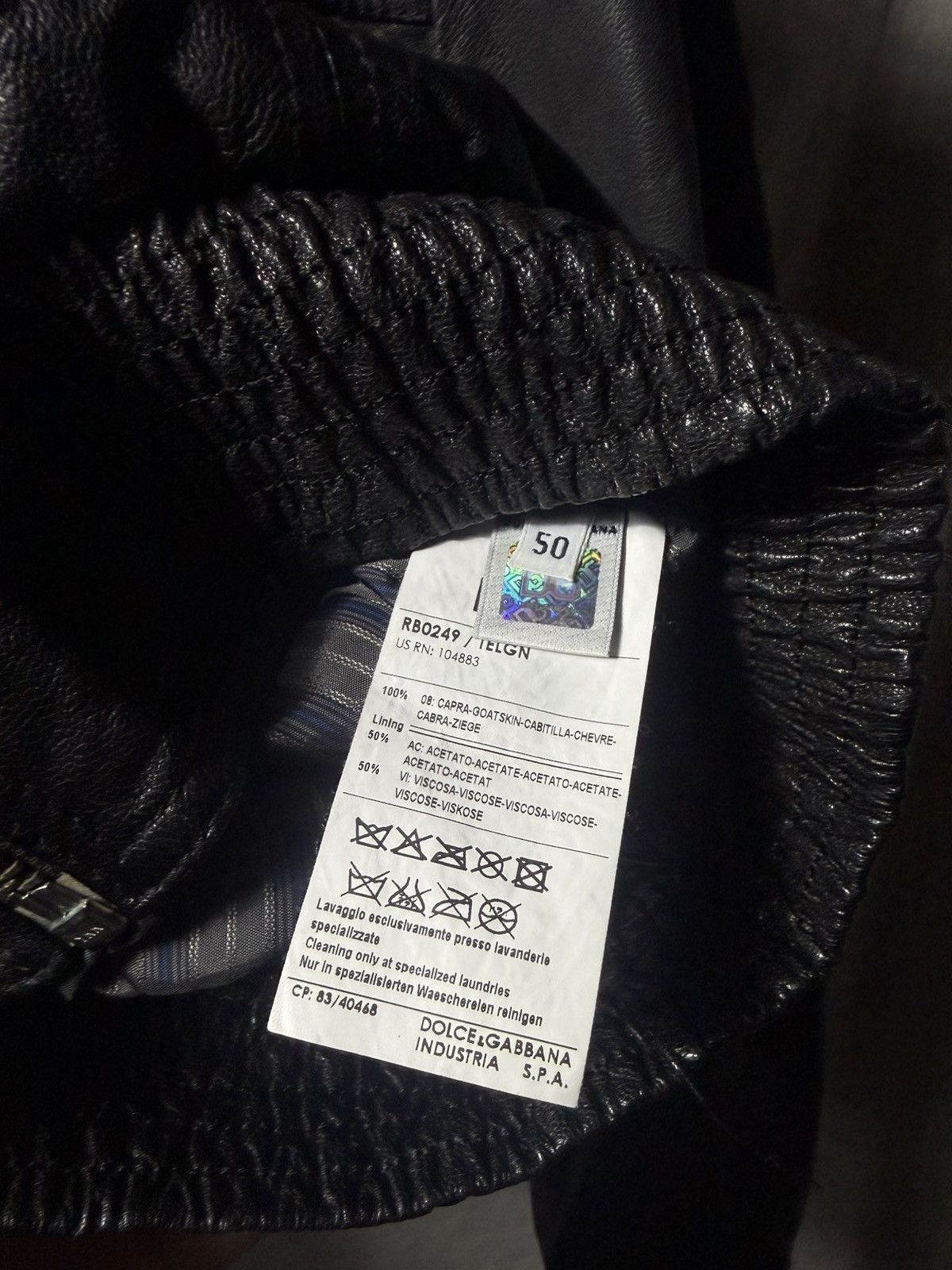 Dolce & Gabbana Dolce & Gabbana AW08 Multi-Pocket Goatskin Utility Jacket Size US M / EU 48-50 / 2 - 7 Thumbnail