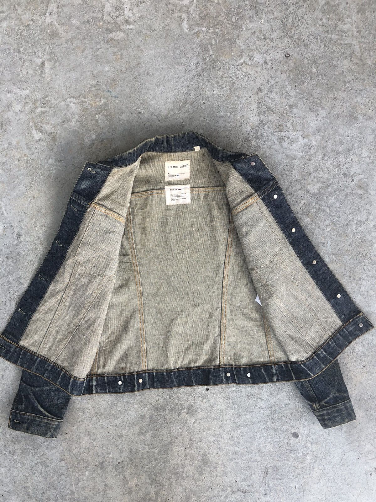 Helmut Lang Helmut Lang Denim Jacket Classic Raw Denim Size US XS / EU 42 / 0 - 13 Thumbnail