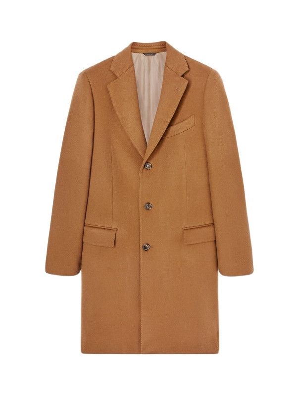 image of Loro Piana O1Srvl11E0424 Torino Coat In Brown, Men's (Size Medium)