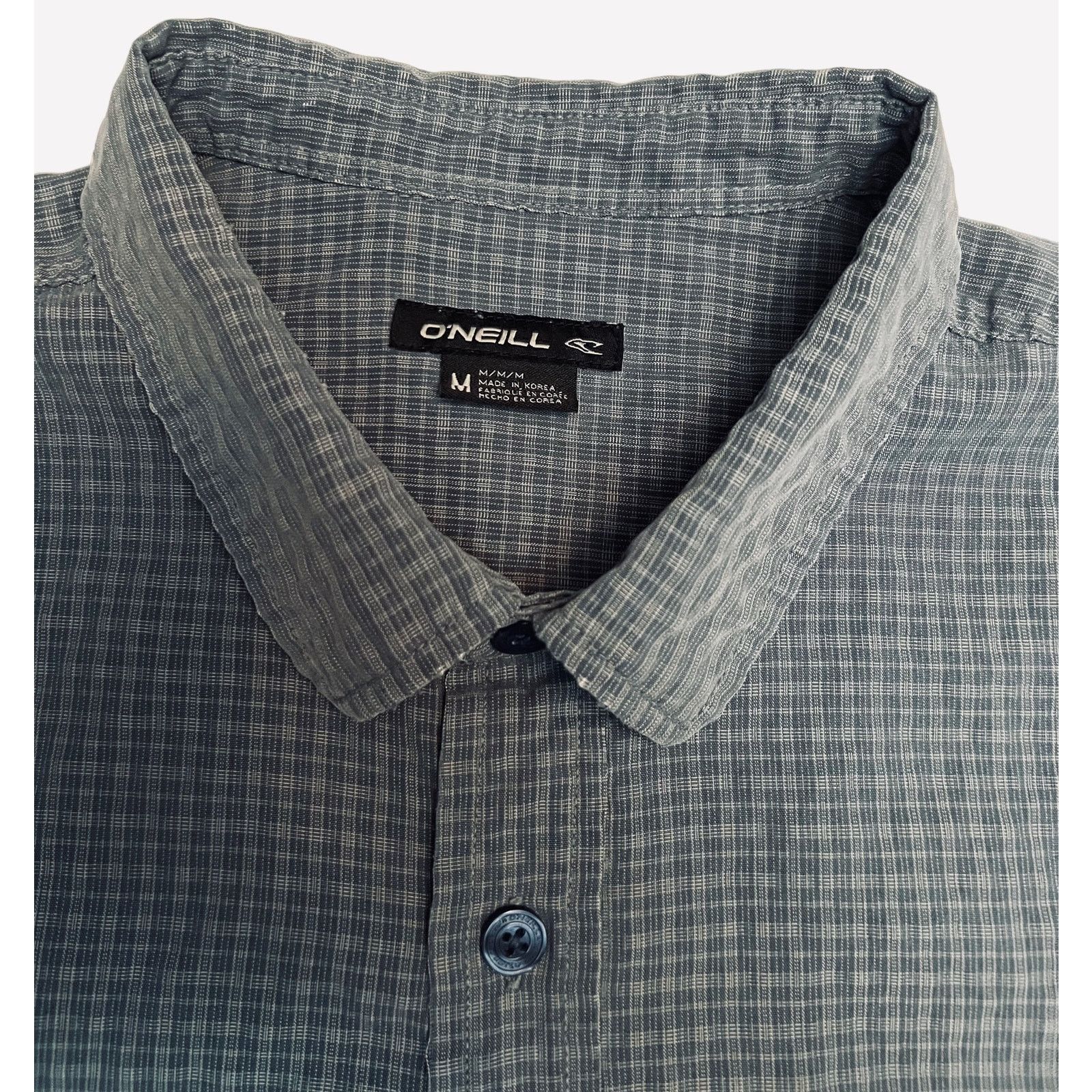 Other O’Neil Button Down Gray Short Sleeve Men’s Shirt Medium Size US M / EU 48-50 / 2 - 3 Thumbnail