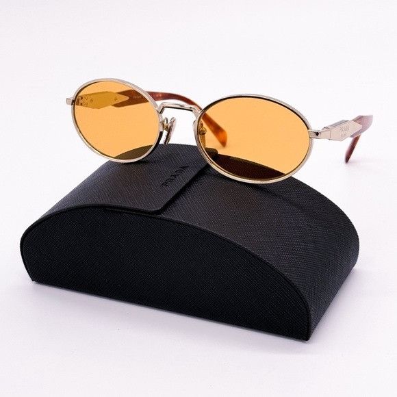 New Prada Pr65Zs Zvn02Z Women Prada Sunglasses Pr 65Zs in Yellow