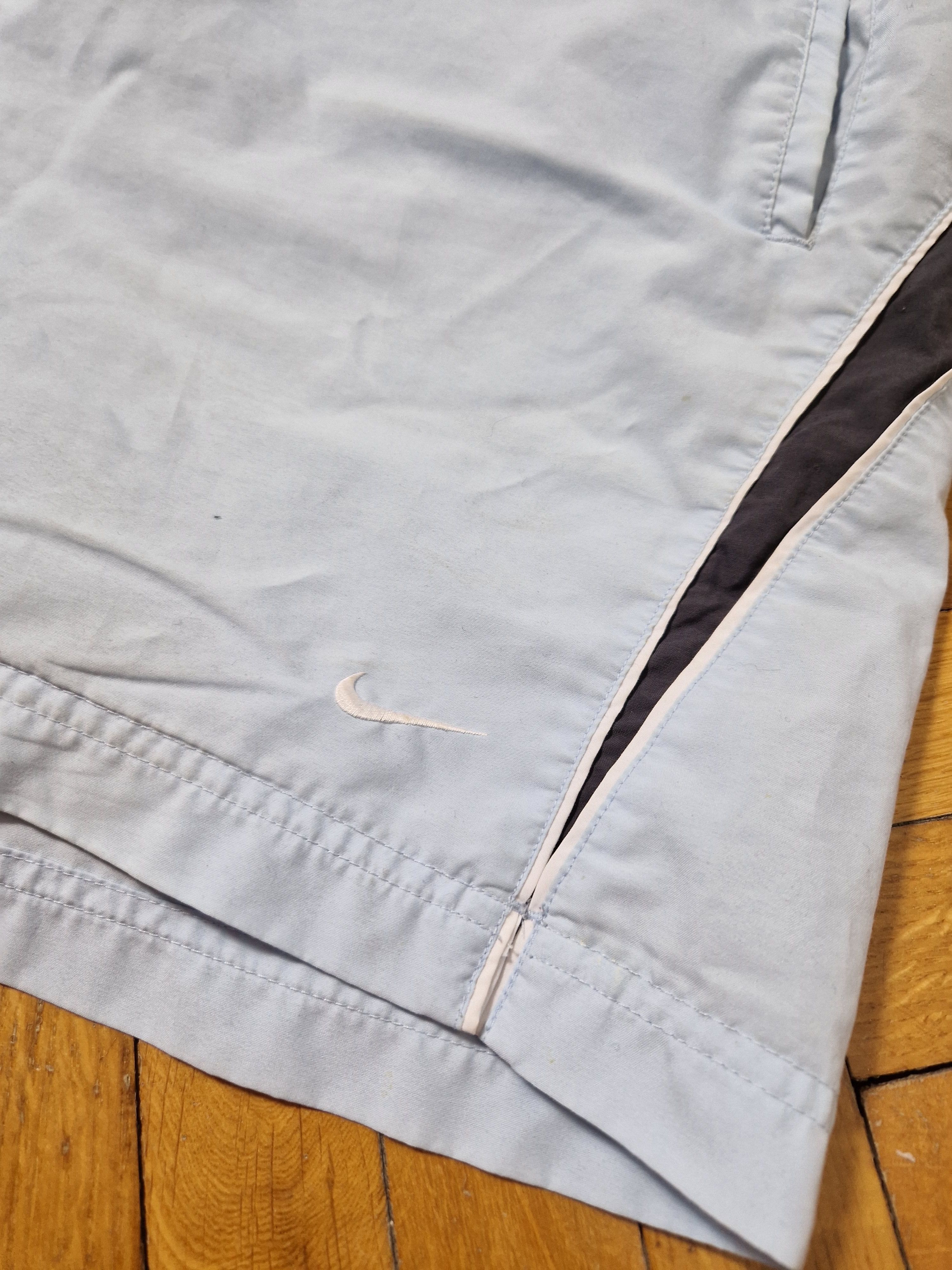 Nike Nike baby blue vintage shorts swoosh y2k Size US 34 / EU 50 - 5 Thumbnail