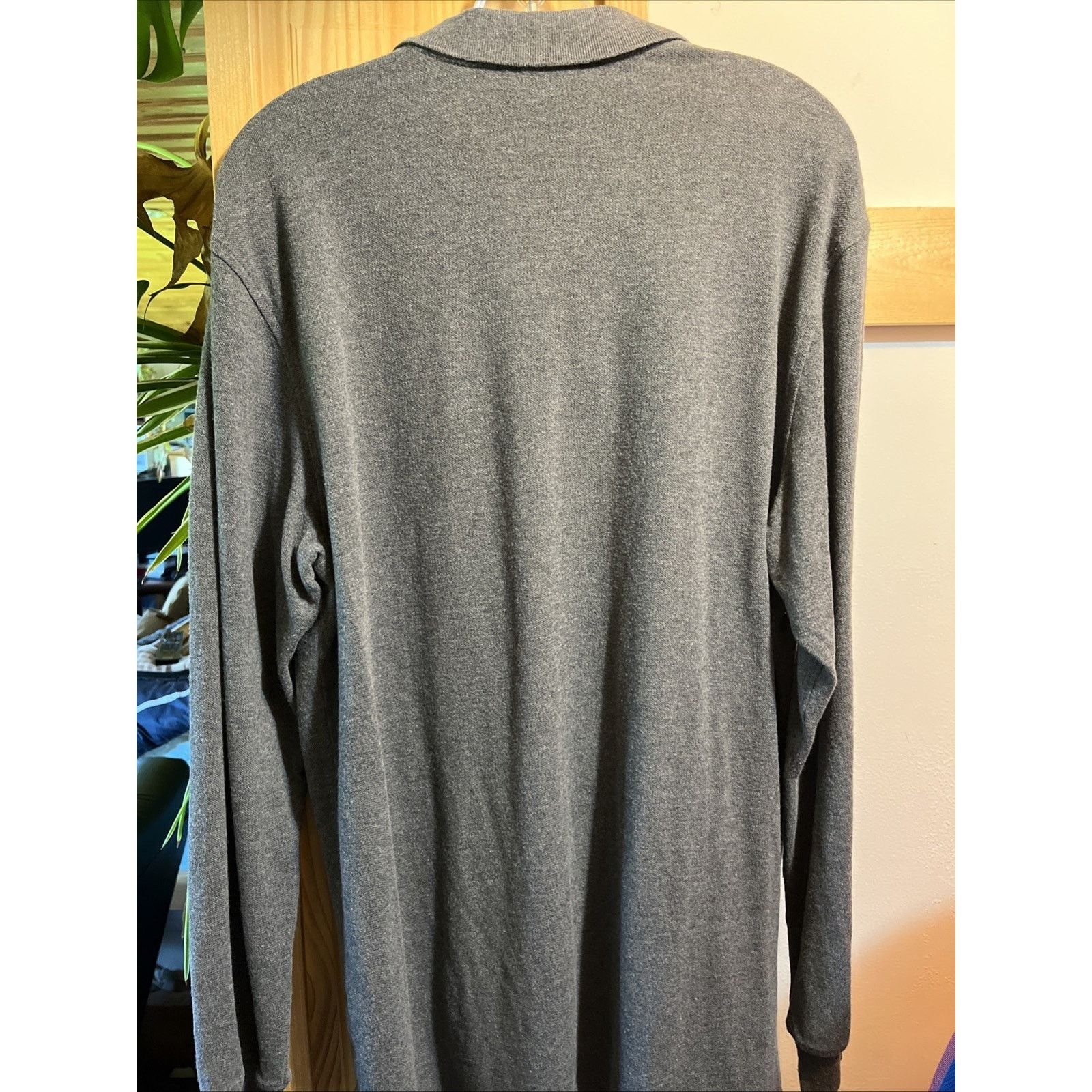 Lands' End Land’s End Men's Large (42-44) Gray Polo Bear Patch Cotton Size US L / EU 52-54 / 3 - 7 Thumbnail