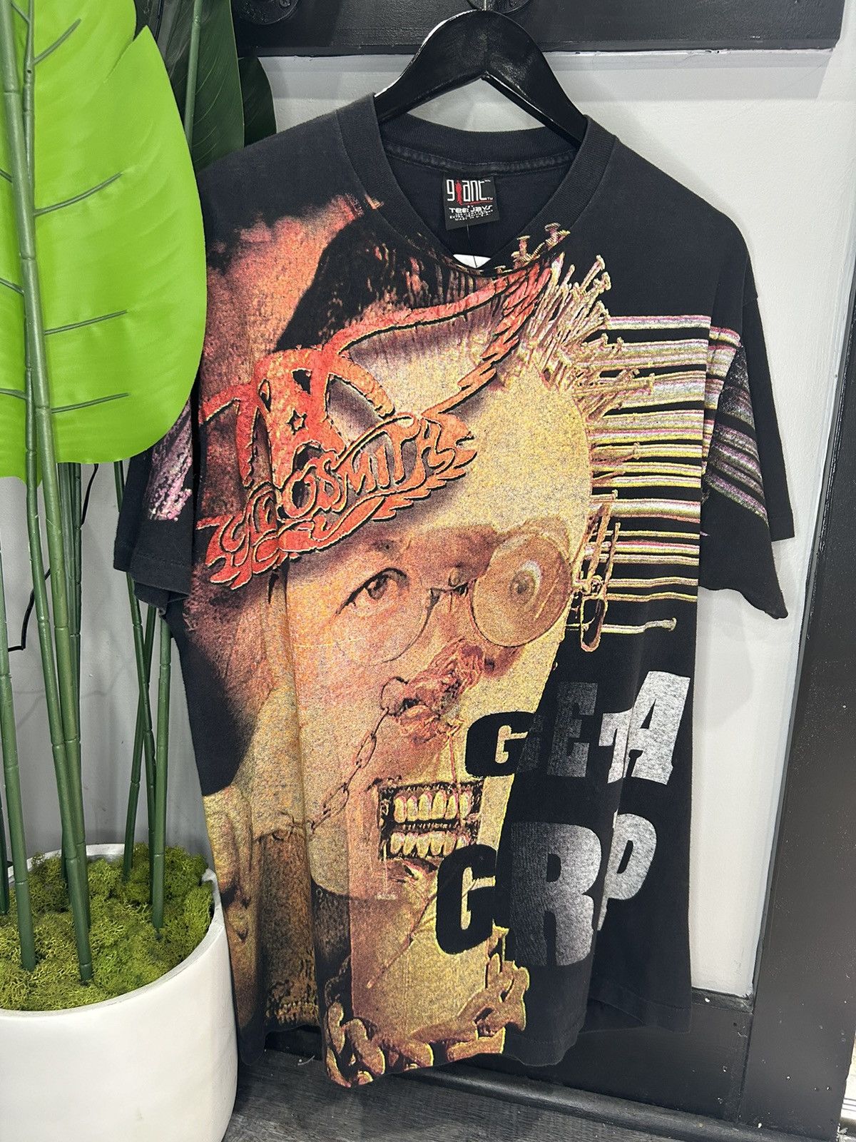 Band Tees × Vintage Vintage Aerosmith Get A Grip Band Shirt Size US XL / EU 56 / 4 - 1 Thumbnail