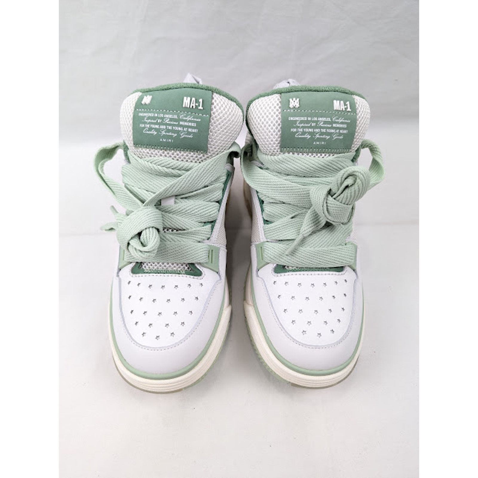 Amiri o1rshd1 MA-1 Low-Top Sneakers in White/Mint Size US 11 / EU 44 - 14 Thumbnail