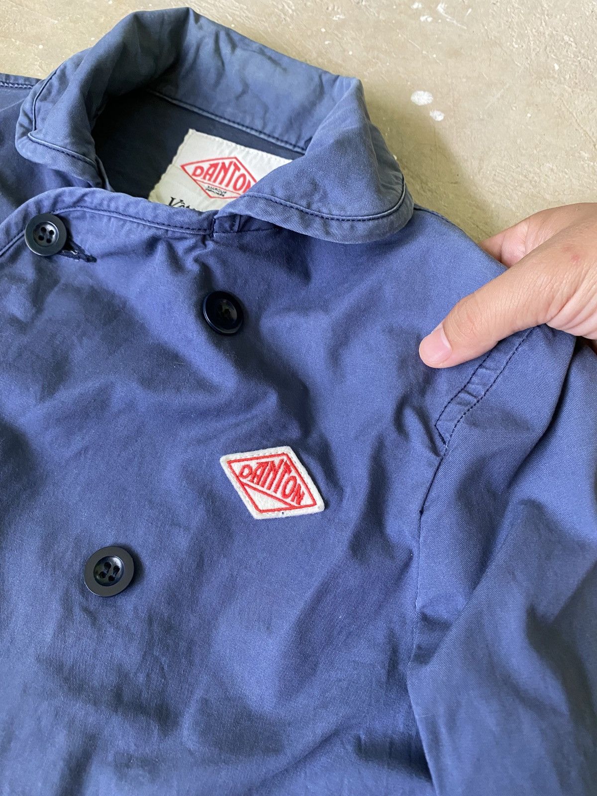 Danton Danton Double Breasted Work Jacket Navy Japan Size S / US 4 / IT 40 - 5 Thumbnail