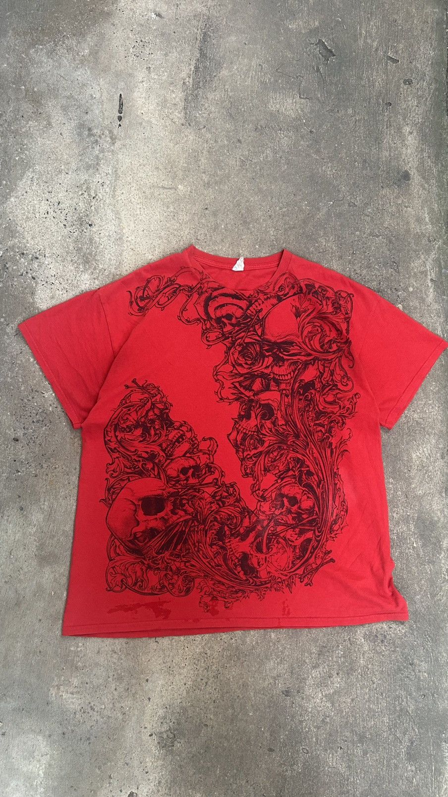 Vintage Vintage Red Skull Graphic Size US XL / EU 56 / 4 - 1 Preview