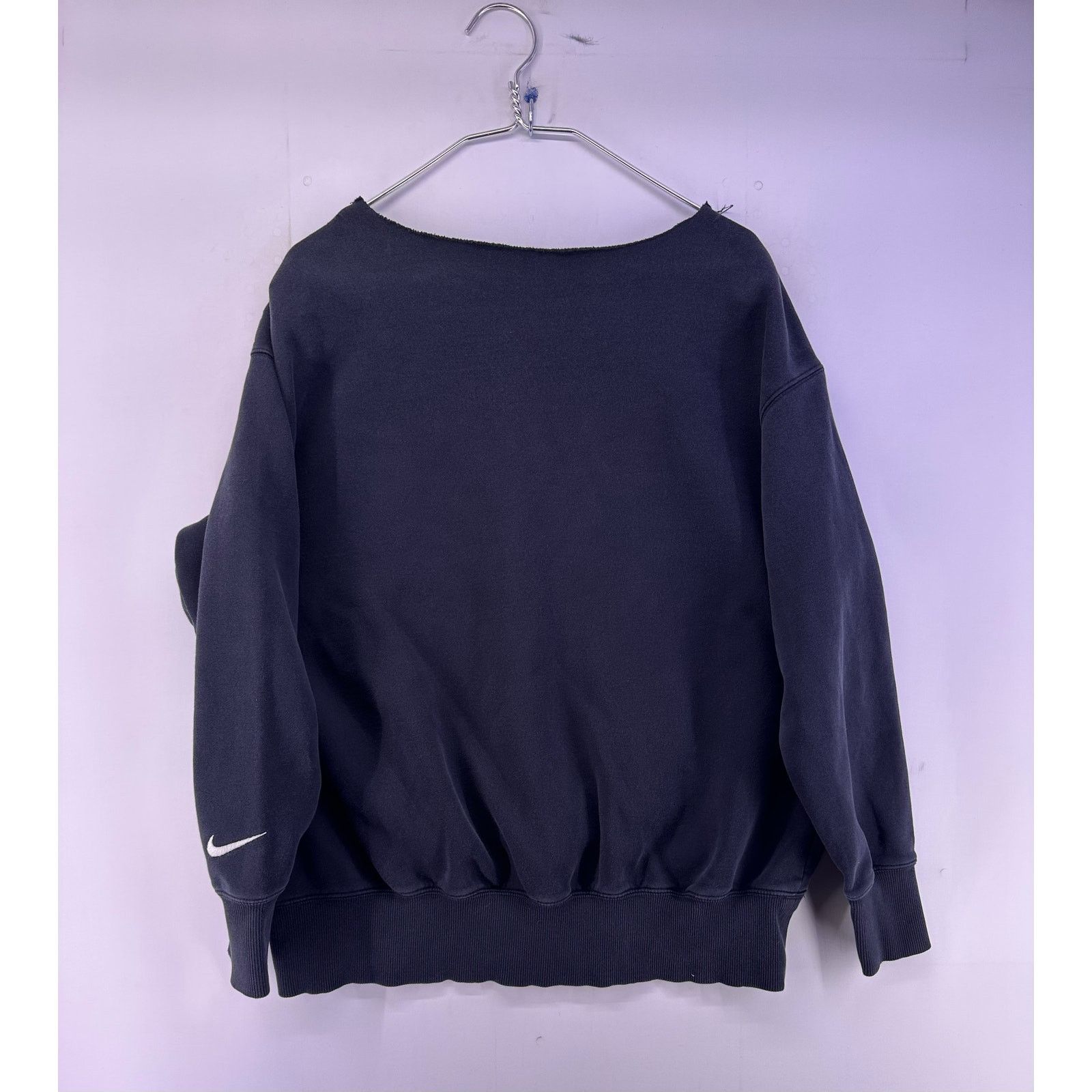 Nike Vintage Nike Black Cut Off Collar Crewneck Size Medium Size M / US 6-8 / IT 42-44 - 10 Thumbnail