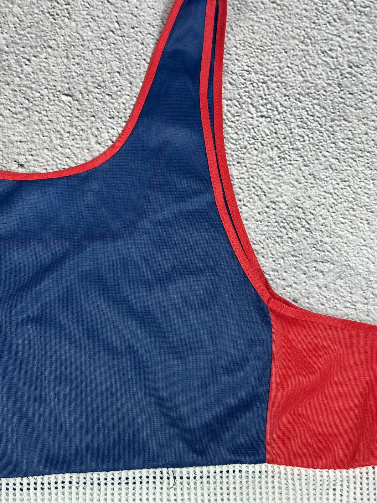 Nike × Vintage Vintage Nike Sportswear Mesh Tank UK Made (80s/90s) Size US M / EU 48-50 / 2 - 11 Thumbnail