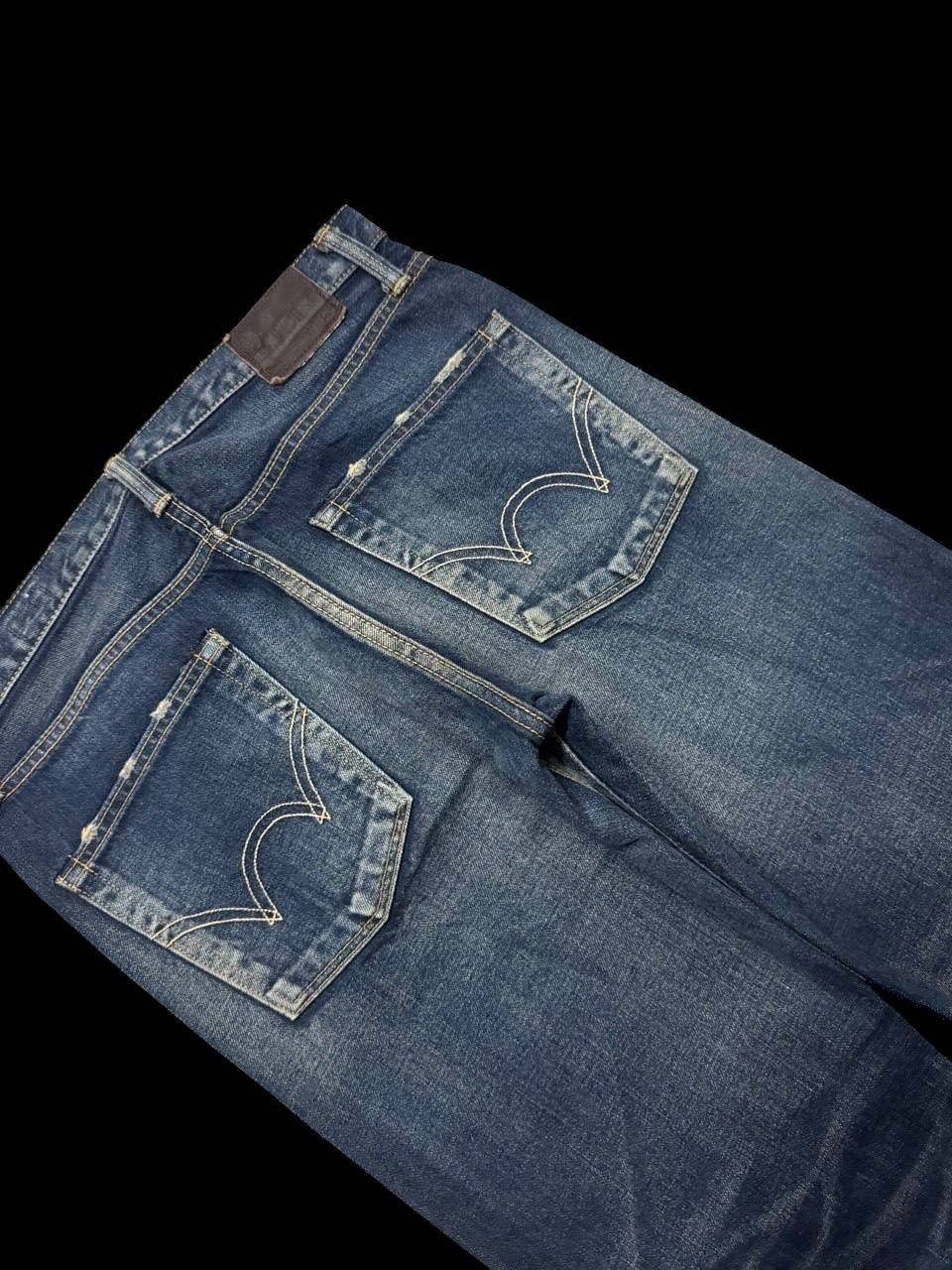 Edwin INSANE Edwin 90s Style Rusty Whisker Mudwash Distressed Jean Size US 31 - 17 Thumbnail