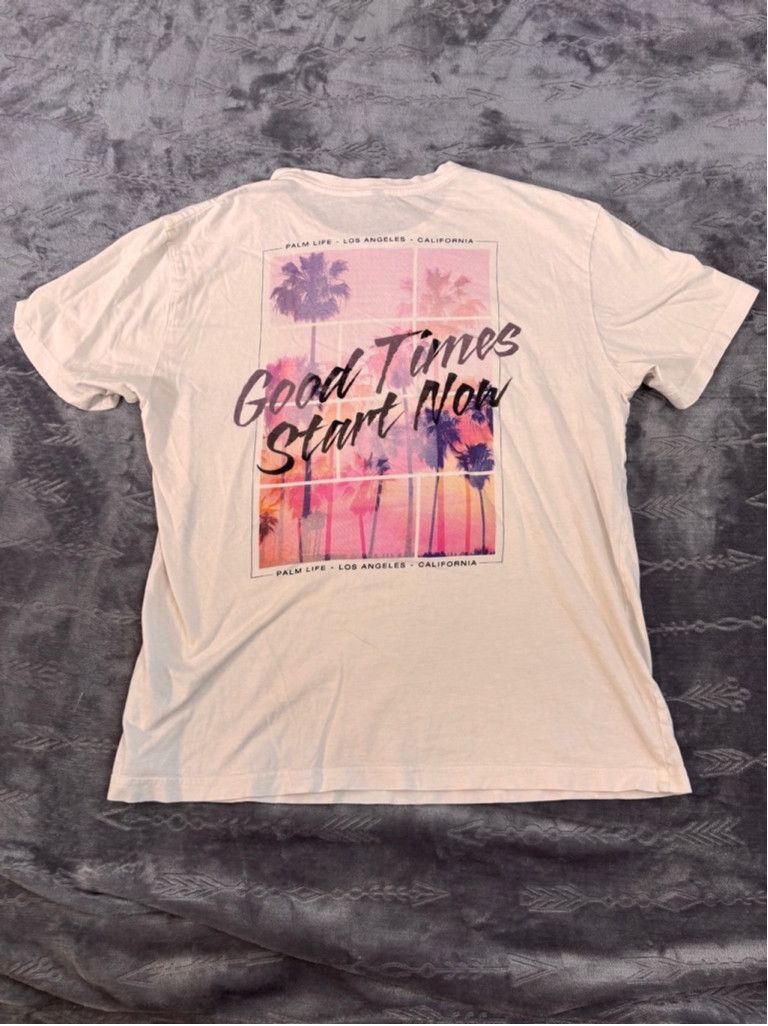 H&M Men's H&M Graphic Tee Shirt Size M White Size US XL / EU 56 / 4 - 1 Thumbnail