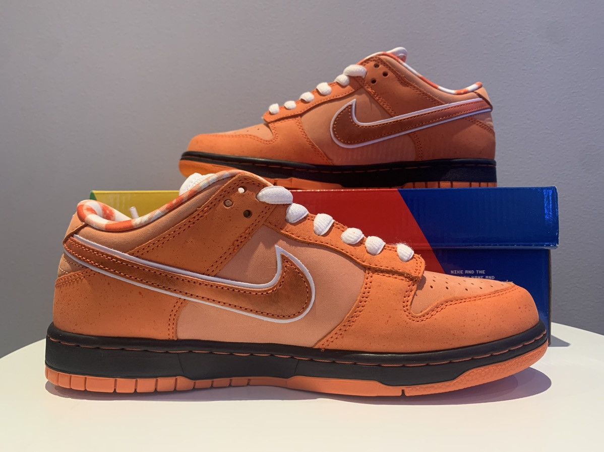 image of Concepts x Nike Sb Dunk Low Orange Lobster Shoes, Men's (Size 8)