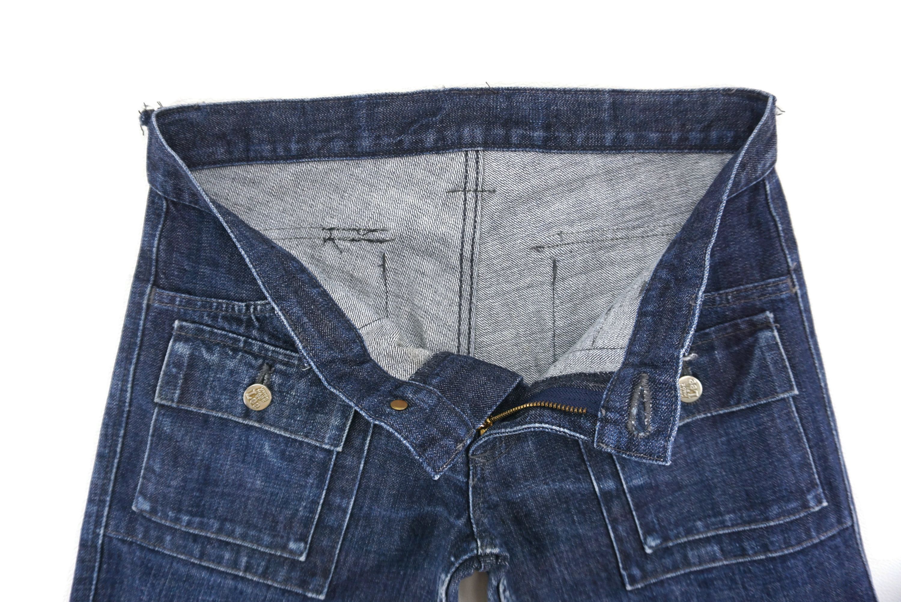 Lee Union Made Jeans fit W30xL28 Low-Rise Bootcut Ankle Baker Size 27" / US 4 / IT 40 - 6 Thumbnail