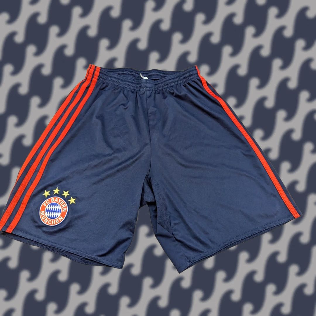 Adidas Adidas Bayern MUnich 2015-2016 Shorts Size S Blue Soccer Football Sports Third Shirt Mens Athletic Size US 29 - 1 Thumbnail