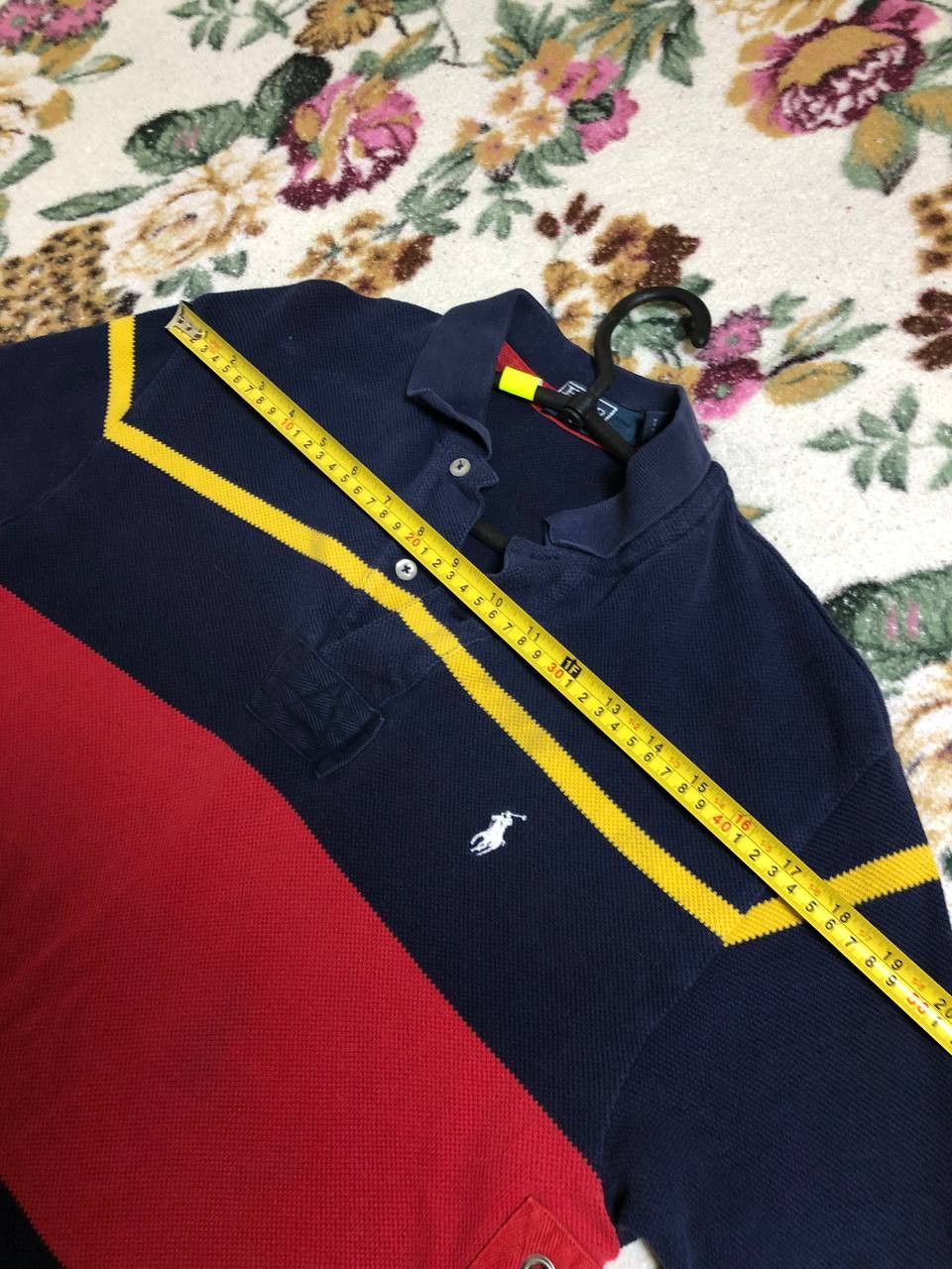 Polo Ralph Lauren Vintage Y2K Polo Ralph Lauren Stripped Polo Tee Size US M / EU 48-50 / 2 - 8 Thumbnail