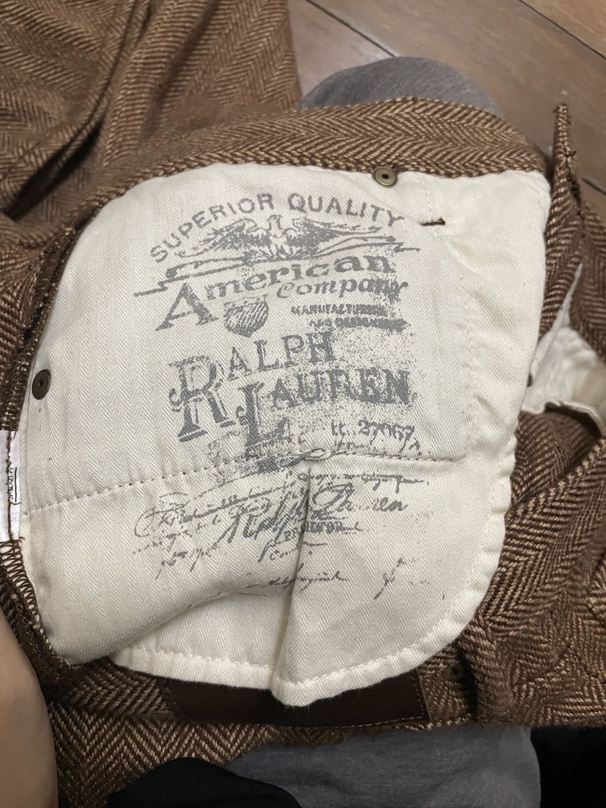 Polo Ralph Lauren Rare Vintage Polo Ralph Lauren Mcmlxvic Flared Pants 1990s Size US 35 - 12 Thumbnail