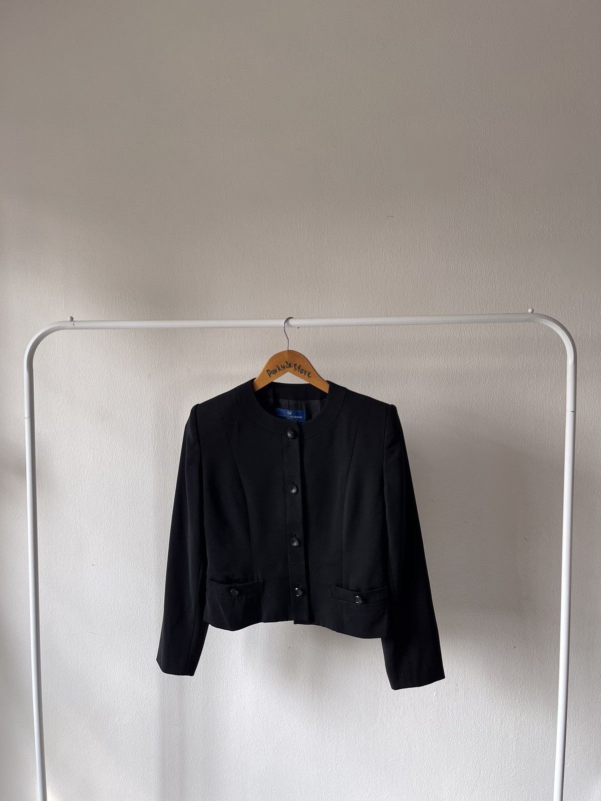 Paco Rabanne 80s Paco Rabanne Crop blazer Size S / US 4 / IT 40 - 3 Thumbnail