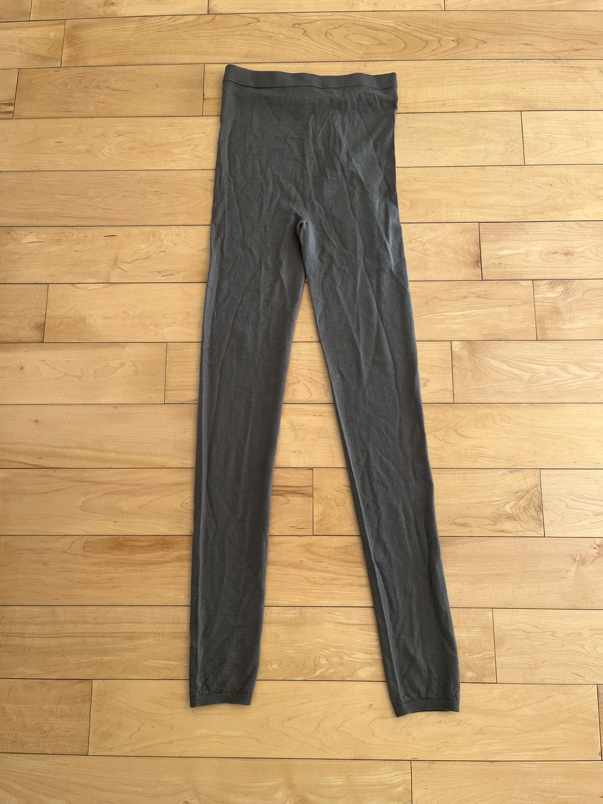 image of NWT - Rick Owens Wool Classic Leggings in Grey, Women's (Size 26)