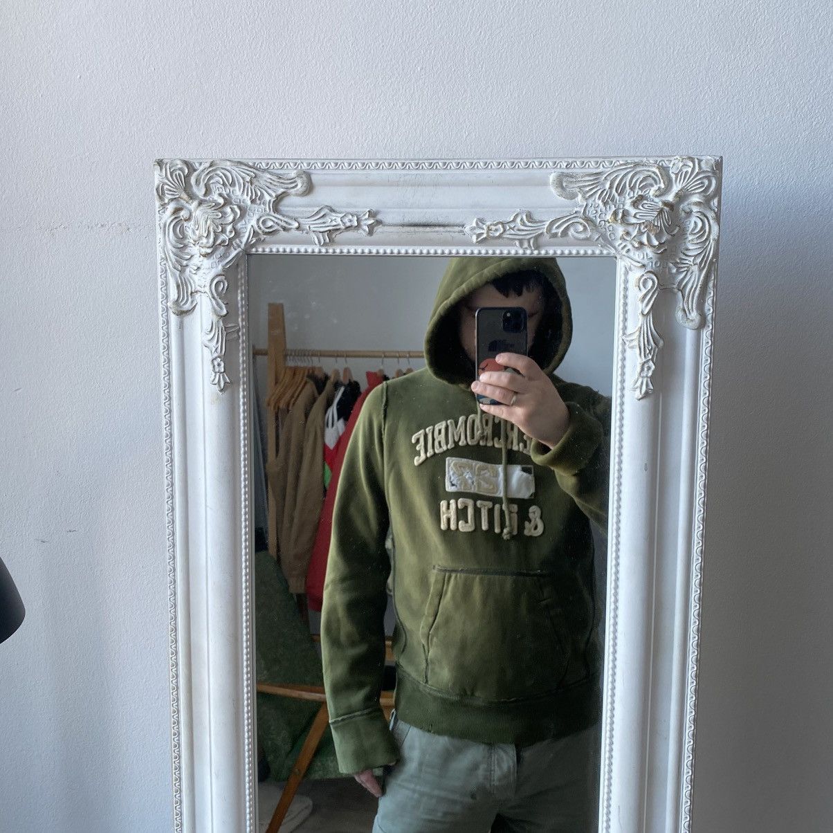 Abercrombie & Fitch Vintage Abercrombie Fitch Heavy Hoodie Distressed LGB style Size US M / EU 48-50 / 2 - 12 Thumbnail