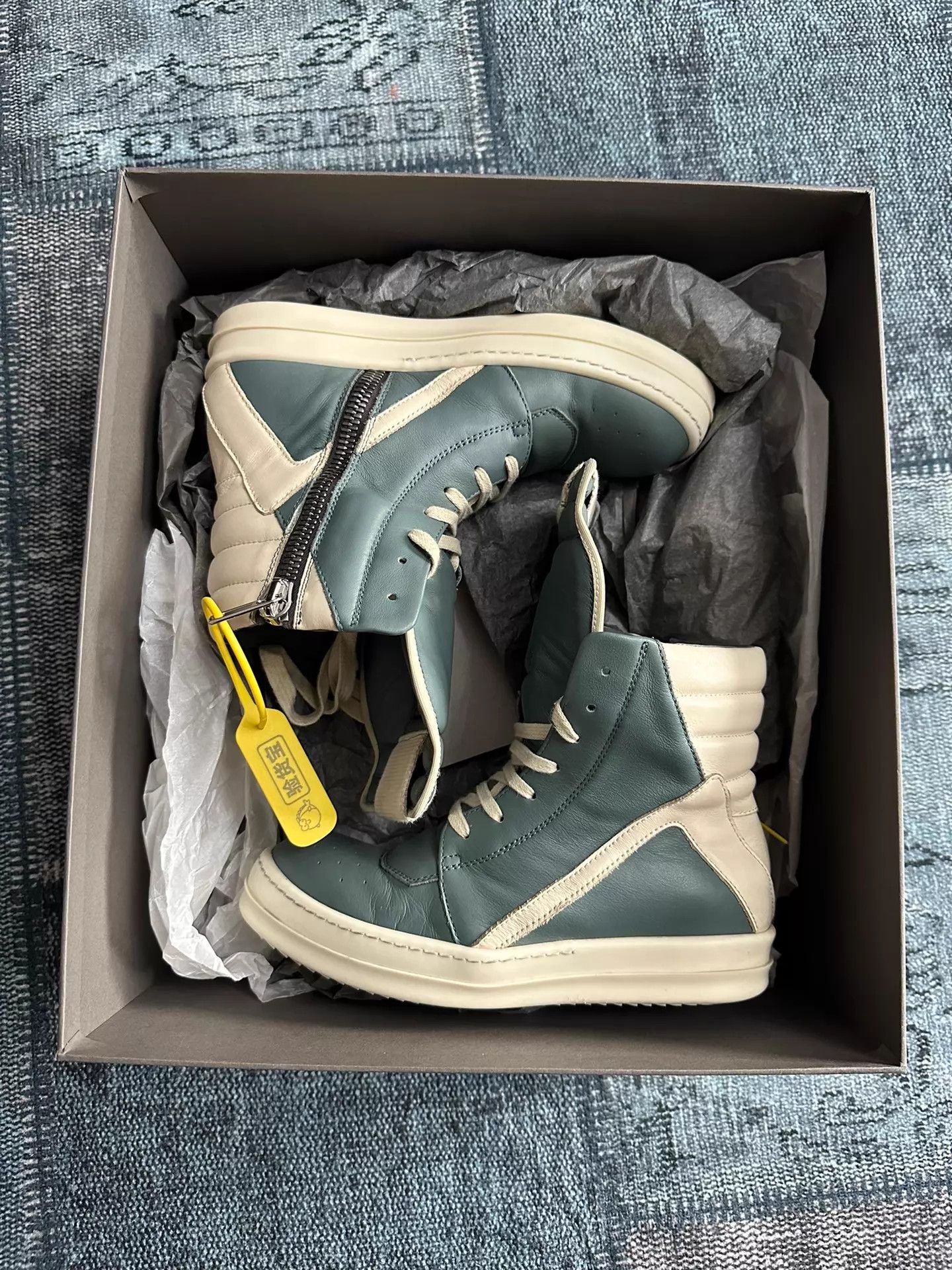 Rick Owens Rick Owens Triangle Mist Blue 37 Size US 6.5 / IT 36.5 - 5 Thumbnail