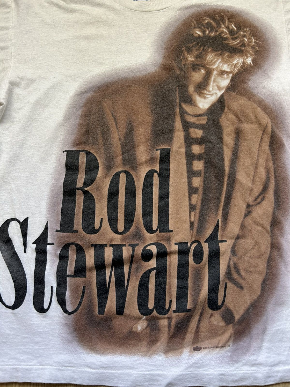 Other Vintage 90s Rod Stewart 1996 In The Round Tour Tee Size US L / EU 52-54 / 3 - 2 Thumbnail