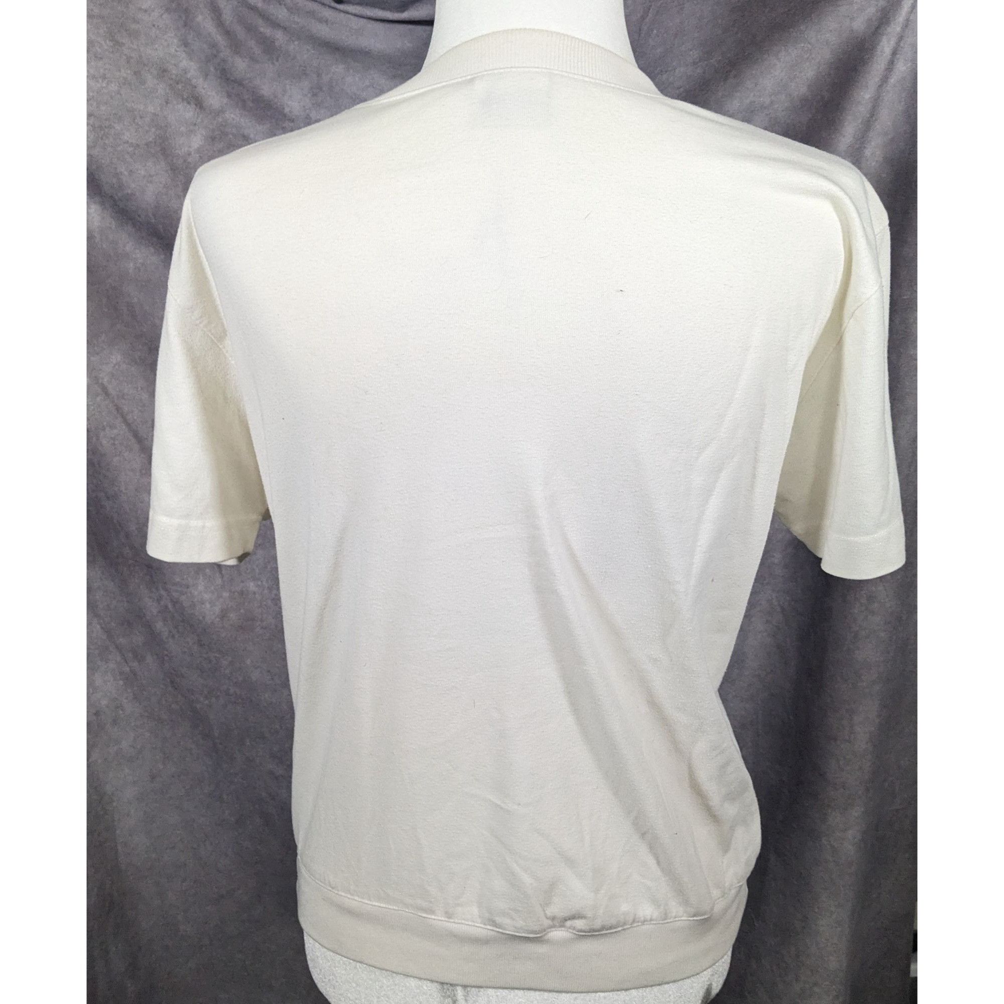 Jantzen Vintage Preppy Pastel Crest Embroidered Top by Jantzen Size M / US 6-8 / IT 42-44 - 9 Thumbnail