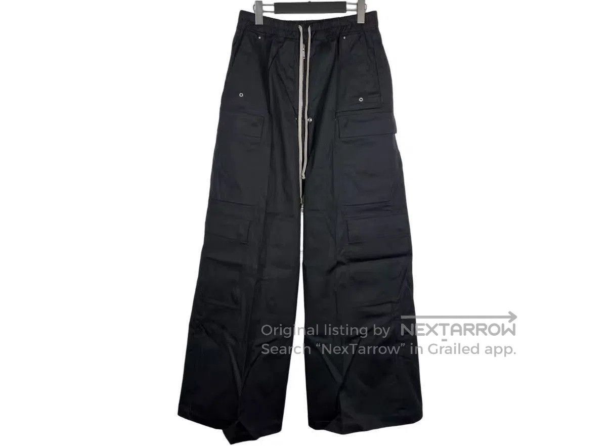 Rick Owens Black Cargo Pants with Multiple Pockets. Size US 34 / EU 50 - 1 Thumbnail