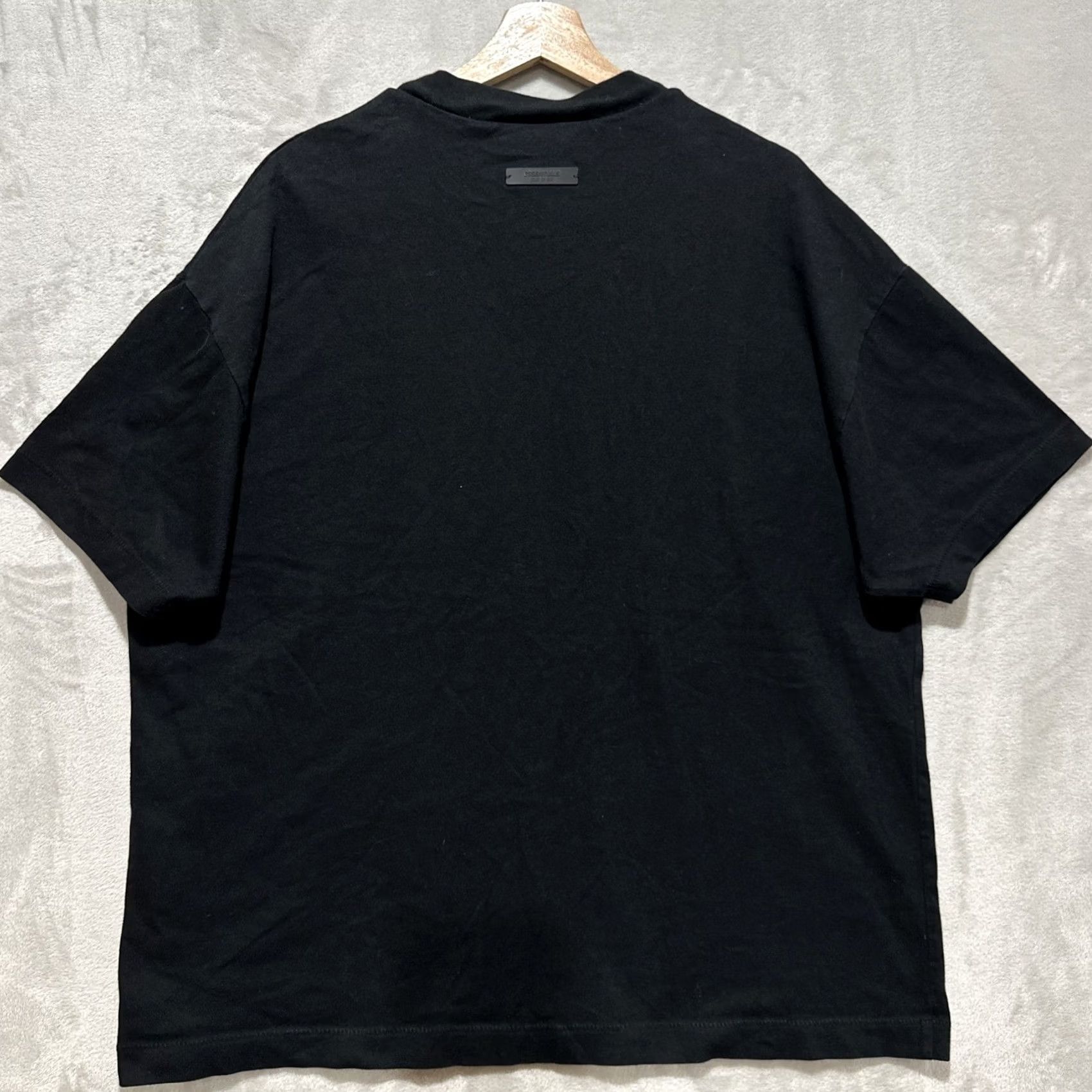 Fear of God Fear of God Essentials Men's Black Oversized Crewneck Short Sleeve Tee XS Size US 27 - 2 Thumbnail