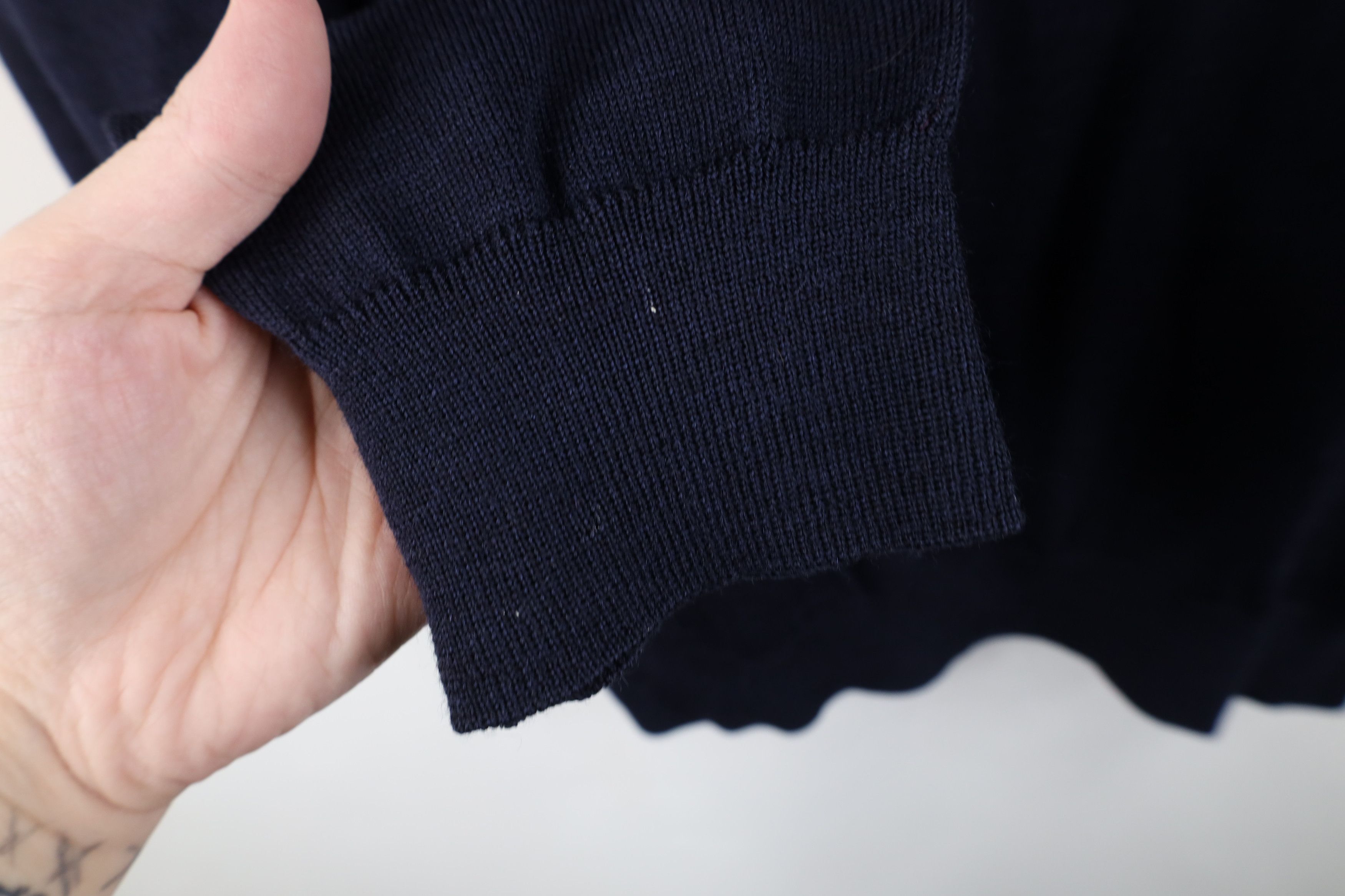Brooks Brothers Vintage Brooks Brothers Blank Merino Wool Knit Polo Sweater Size US XL / EU 56 / 4 - 7 Thumbnail