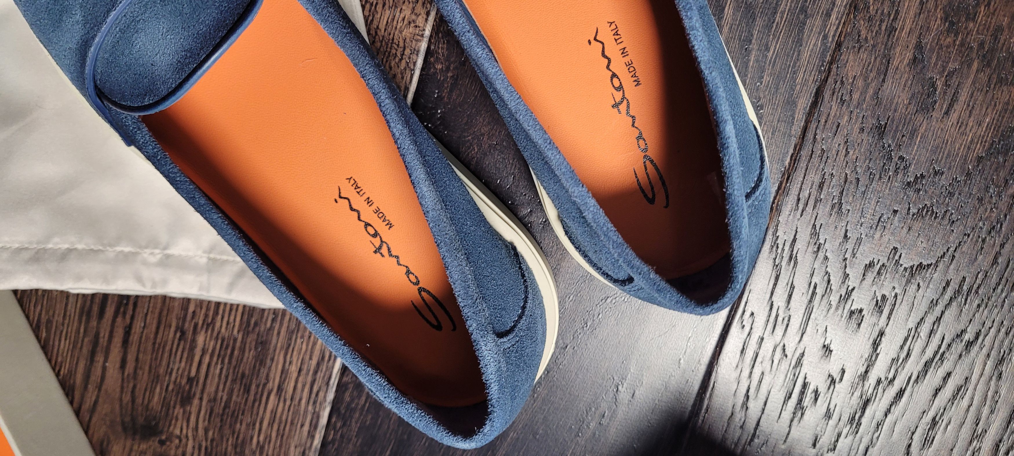 Santoni Santoni blue suede sneakers NWT size 10 us/9uk Size US 10 / EU 43 - 4 Thumbnail