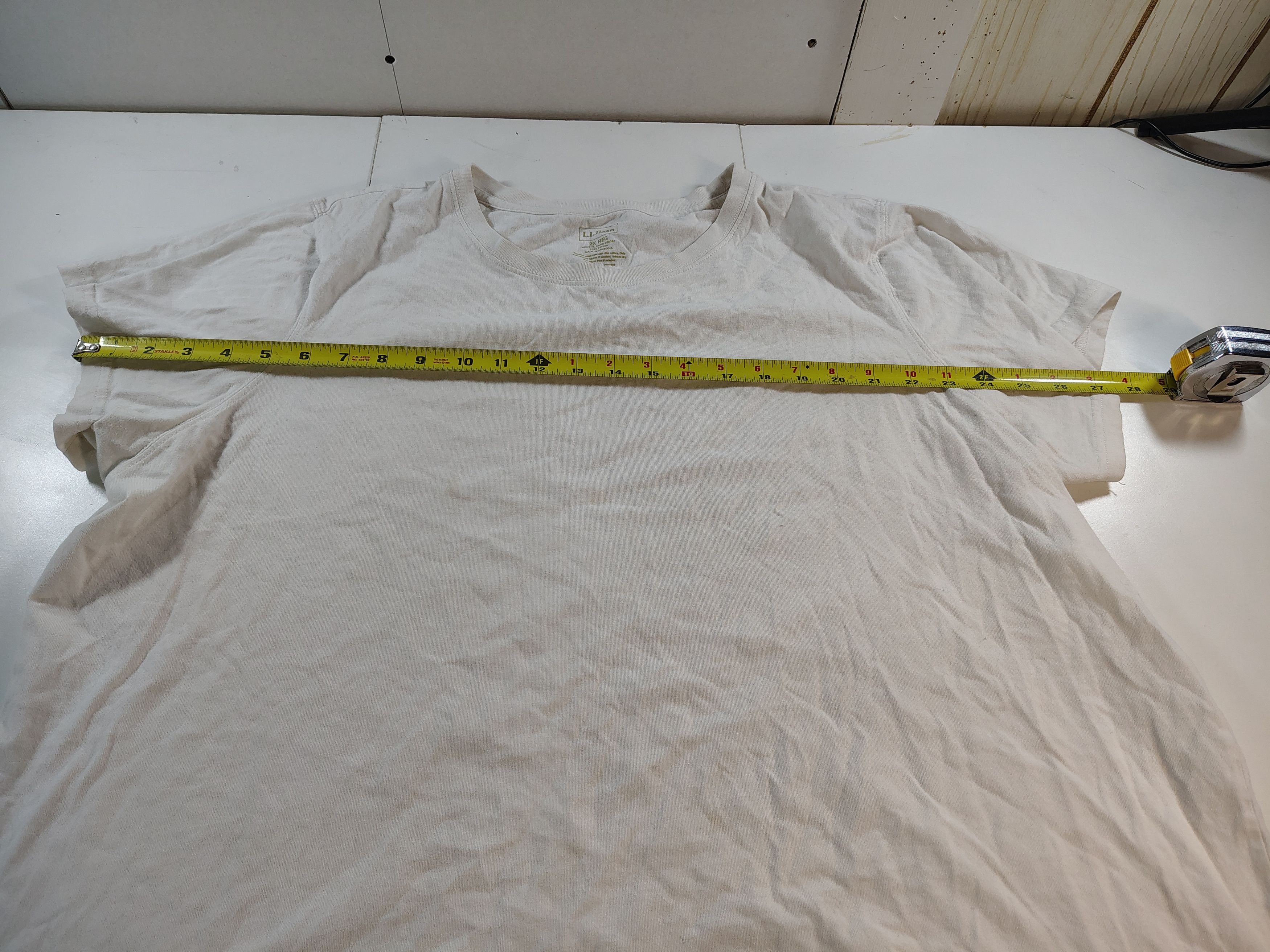 L.L. Bean Women's XXL Plain White Short Sleeve L.L. Bean T-Shirt Size XXL / US 16-18 / IT 52-54 - 4 Thumbnail
