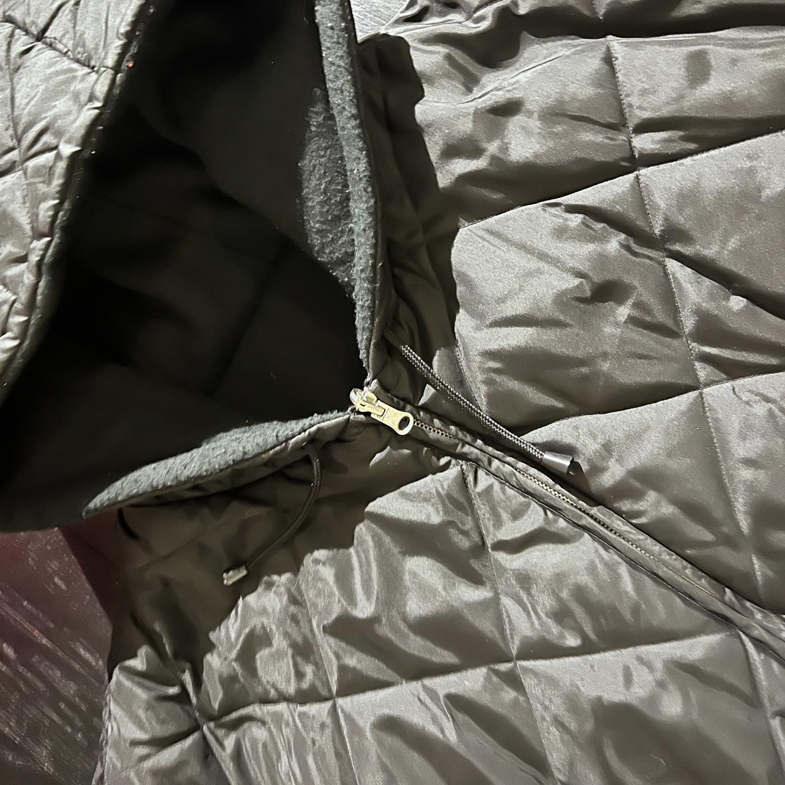 Unknown London Vintage Quilted Black Down Work Jacket Size US XL / EU 56 / 4 - 3 Thumbnail