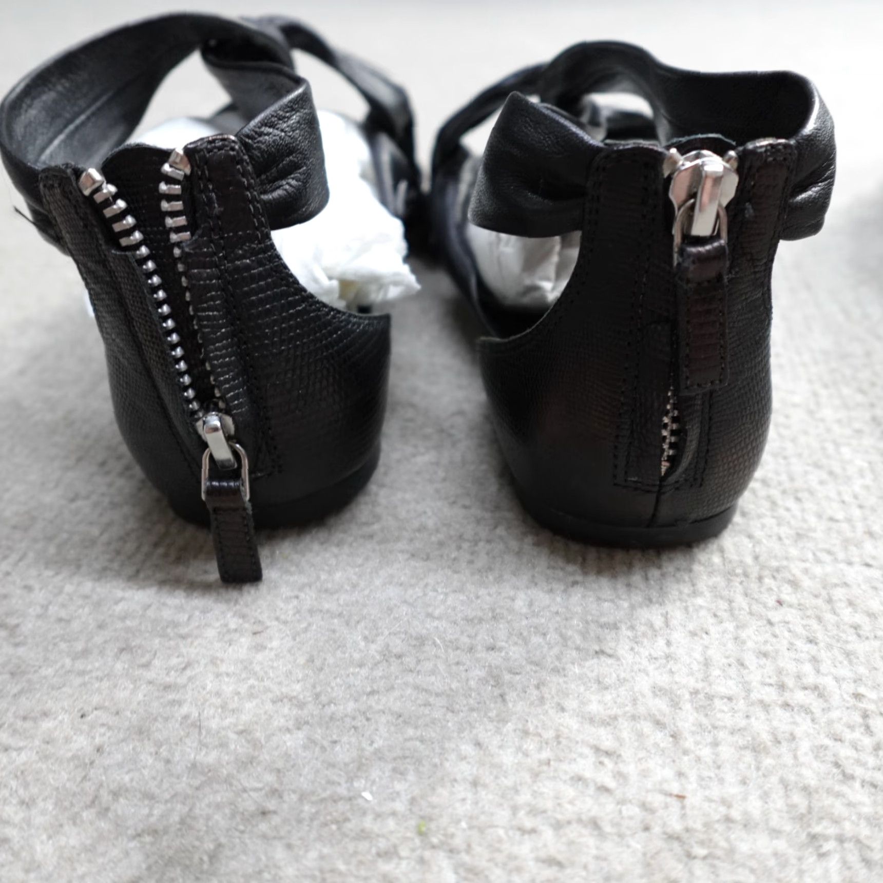 Cole Haan Cole Haan Maria Sharapova Womens Sandals 7.5 Black Leather Jasmine Size US 5 / IT 35 - 4 Thumbnail