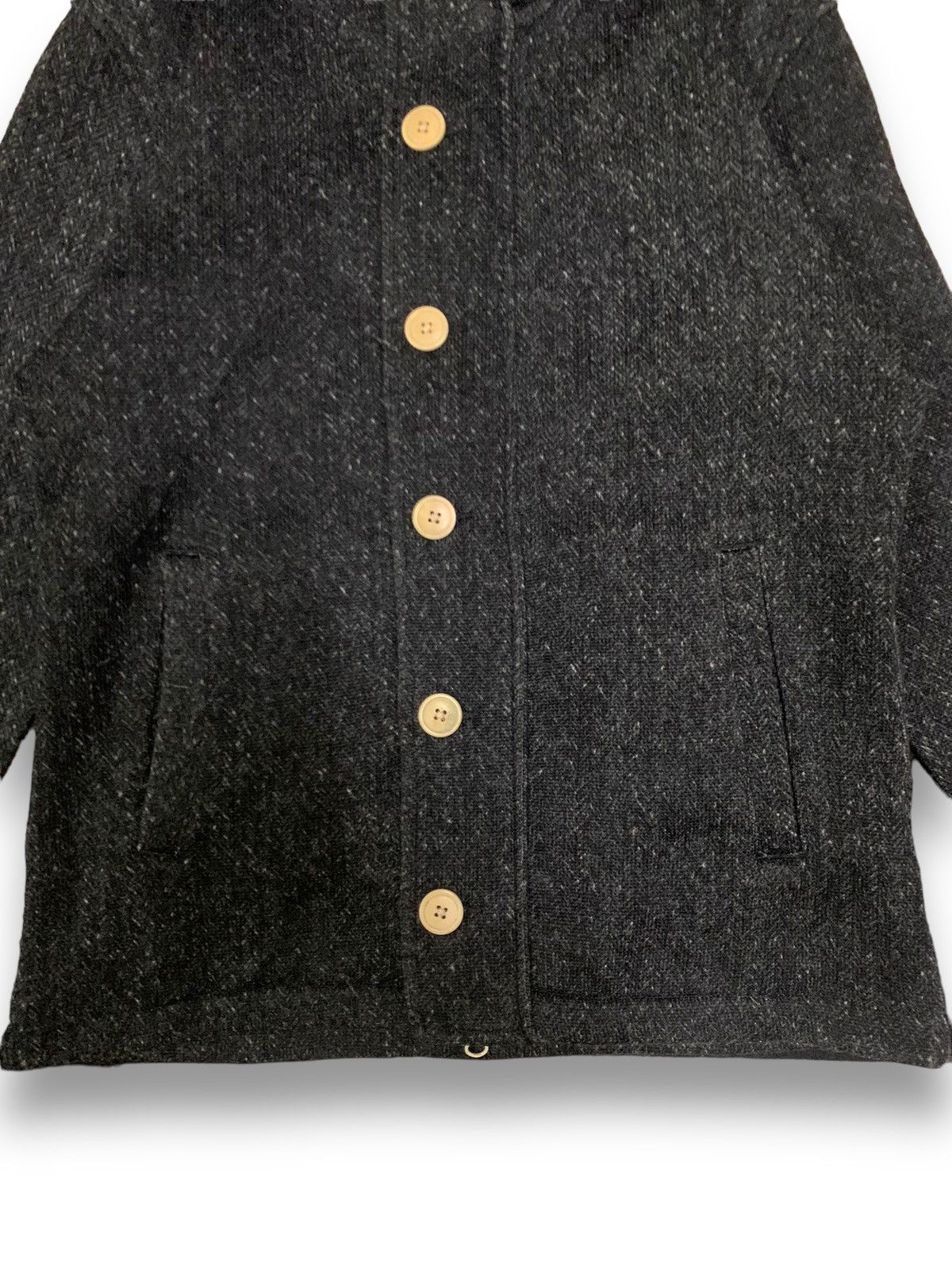 Beams Plus Japanese Brand BEAMS Herringbone Pattern Hooded Jacket Size US M / EU 48-50 / 2 - 11 Thumbnail