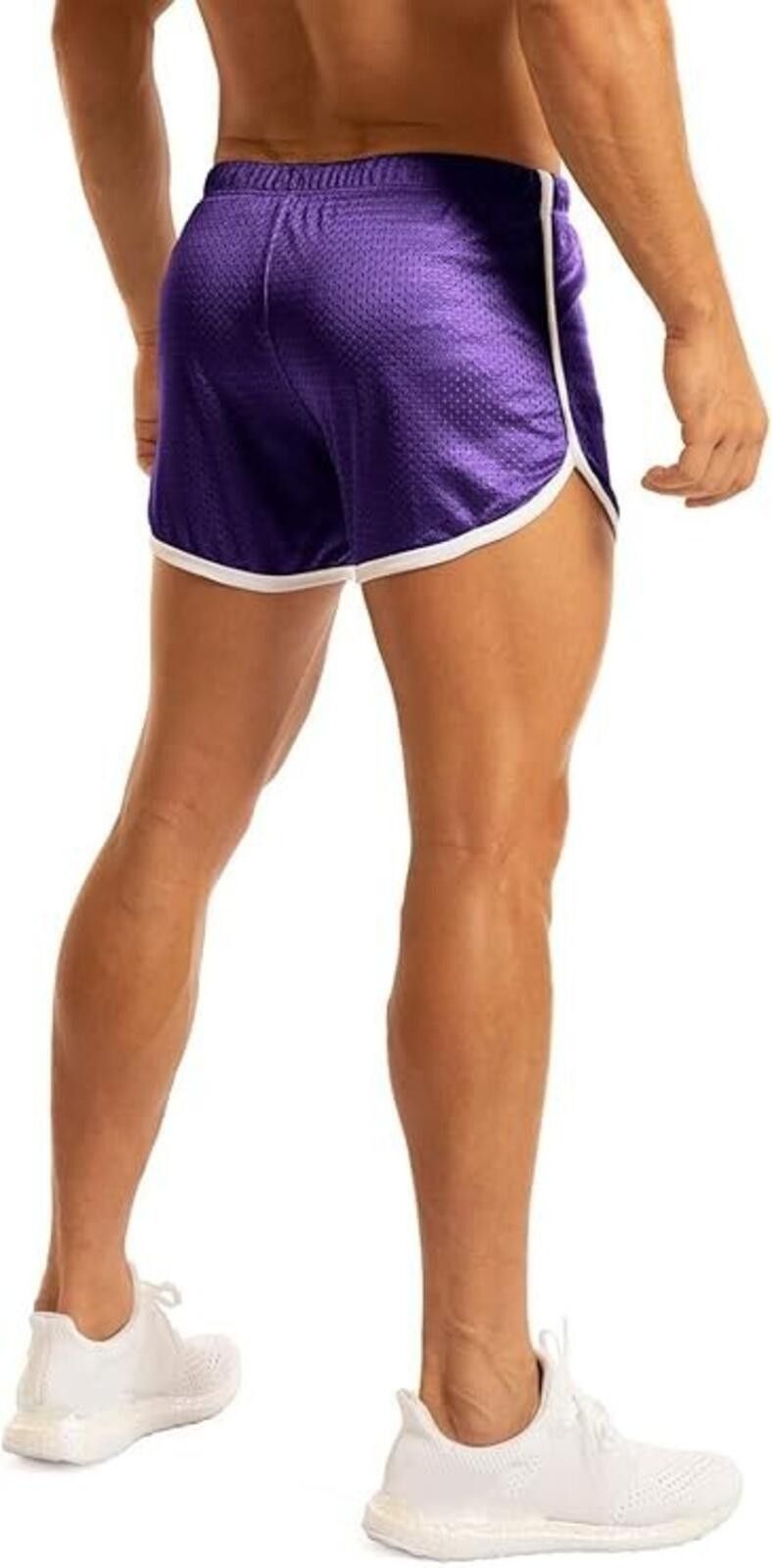 The Unbranded Brand AIMPACT Men's Shorts 3 inch Retro Workout Running Gym Shorts Size US 34 / EU 50 - 2 Thumbnail