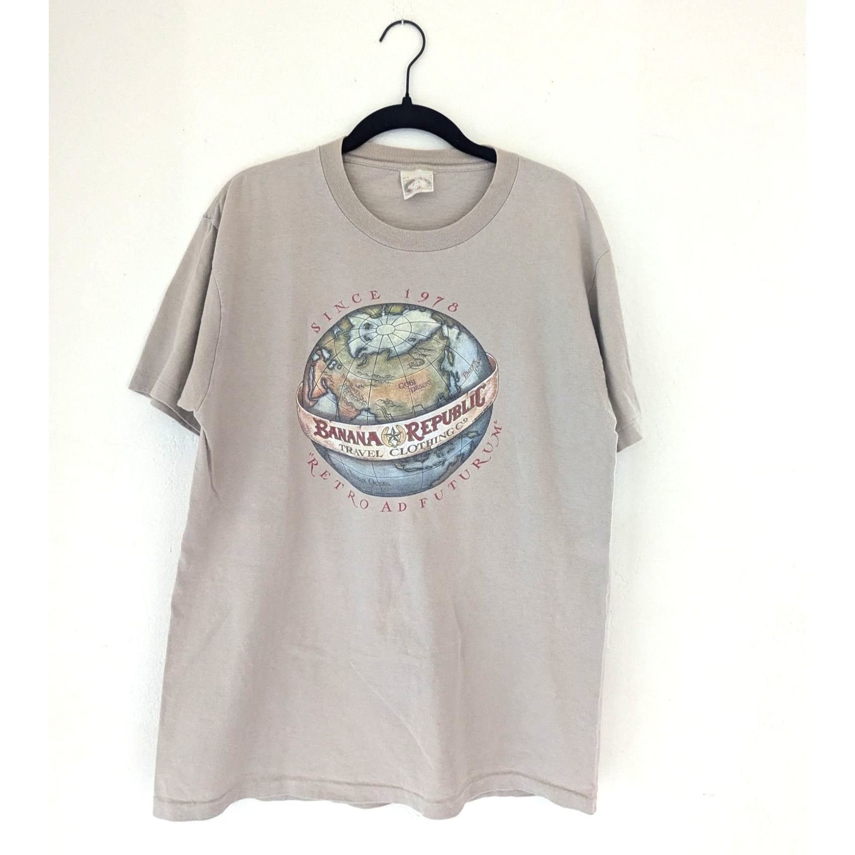 Banana Republic VTG Banana Republic Men's XL Short Sleeve T-shirt Single Sti Size US XL / EU 56 / 4 - 7 Thumbnail