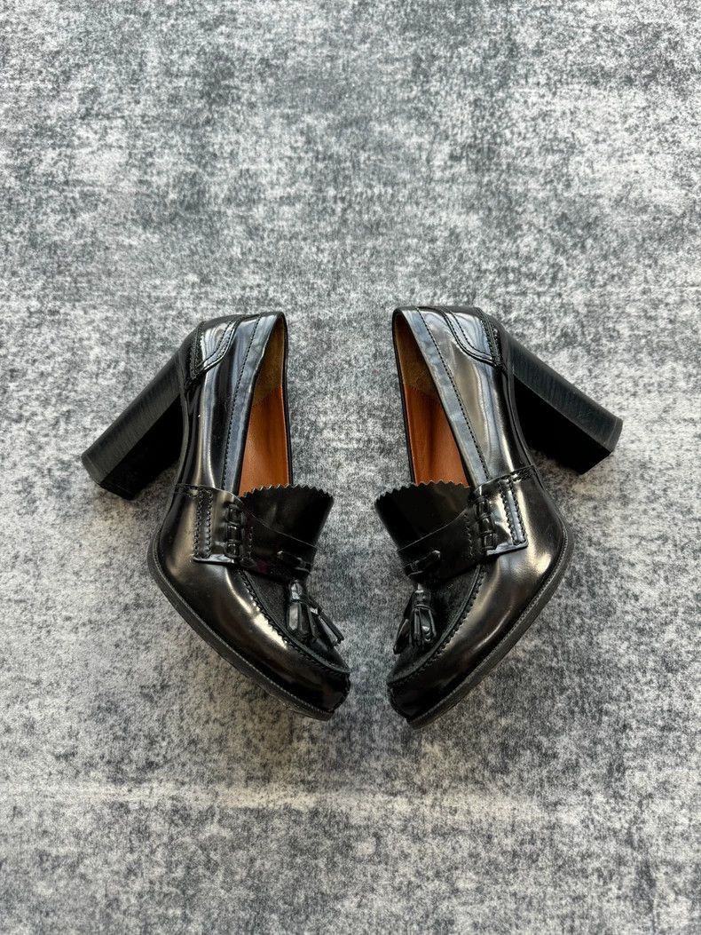 Celine Celine Black High Heel Loafers Size 36.5 Size US 6.5 / EU 39-40 - 3 Thumbnail