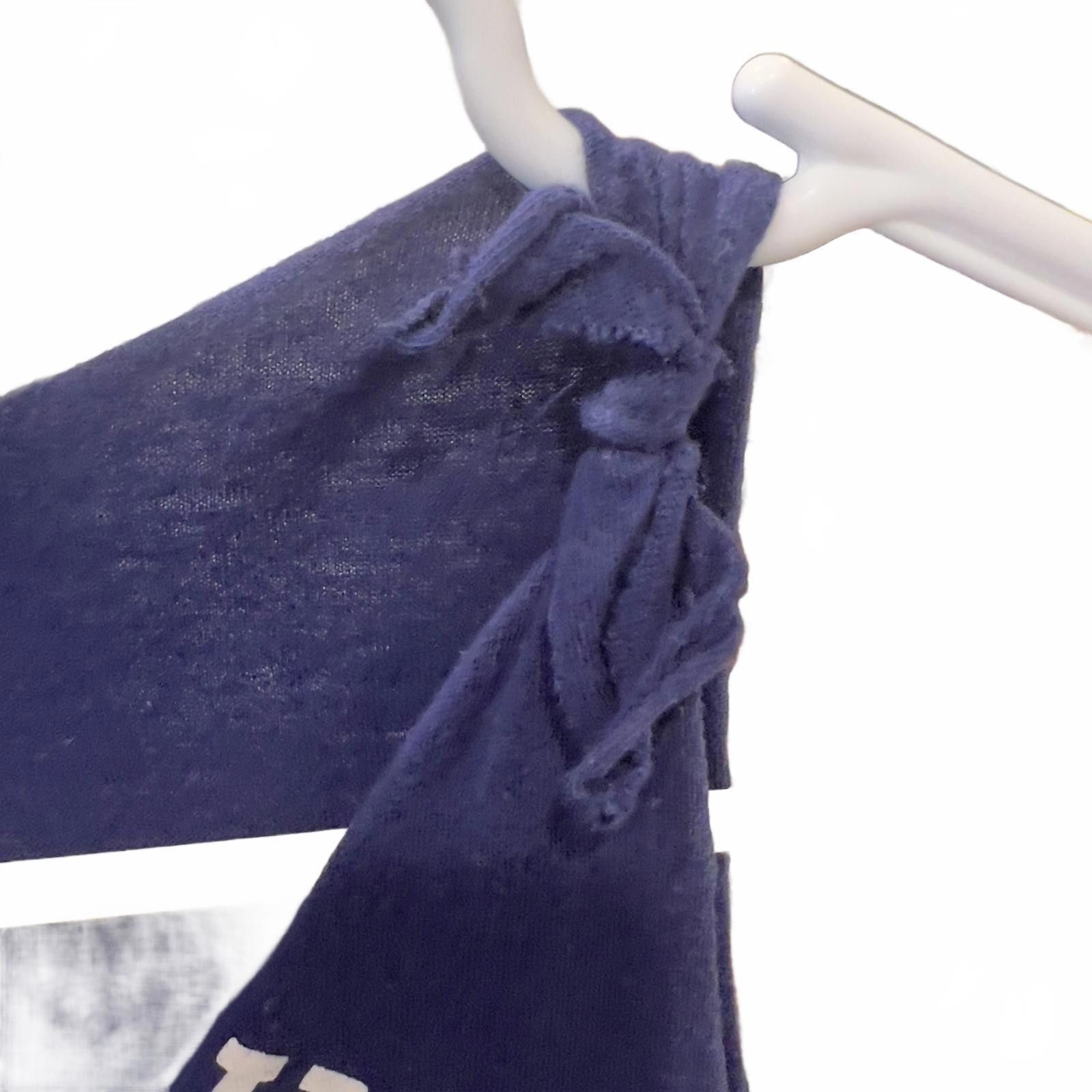 Beverly Hills Polo Club Beverly Hills Polo Club Navy Blue Women's Tank Top with Fray Size S / US 4 / IT 40 - 4 Thumbnail