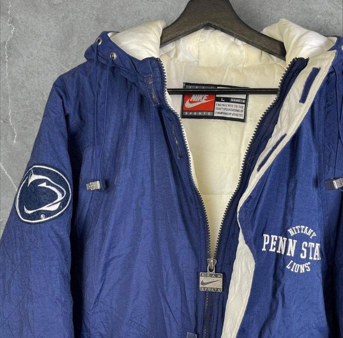 Nike × Vintage Rare 90’s Penn State Nike Jacket Size US XL / EU 56 / 4 - 4 Thumbnail