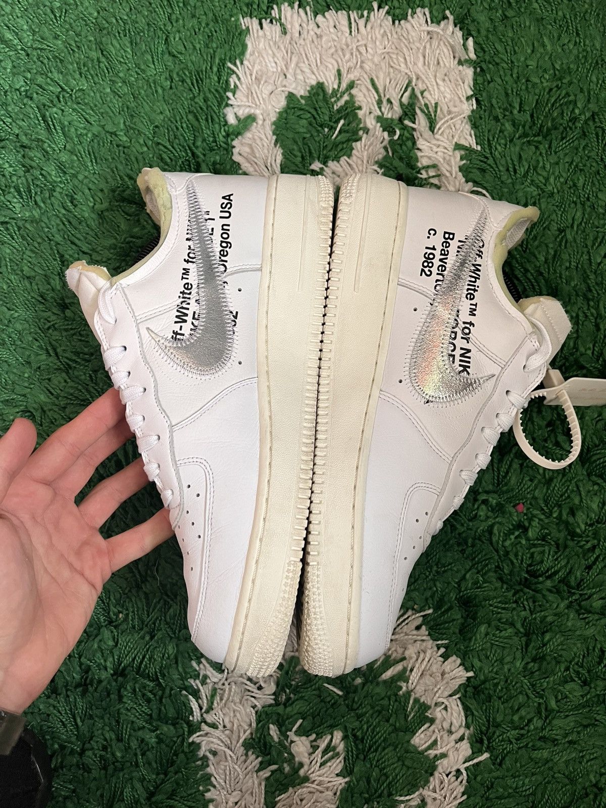 Virgil Abloh Air Force 1 Off-White ComplexCon Size US 10 / EU 43 - 4 Thumbnail