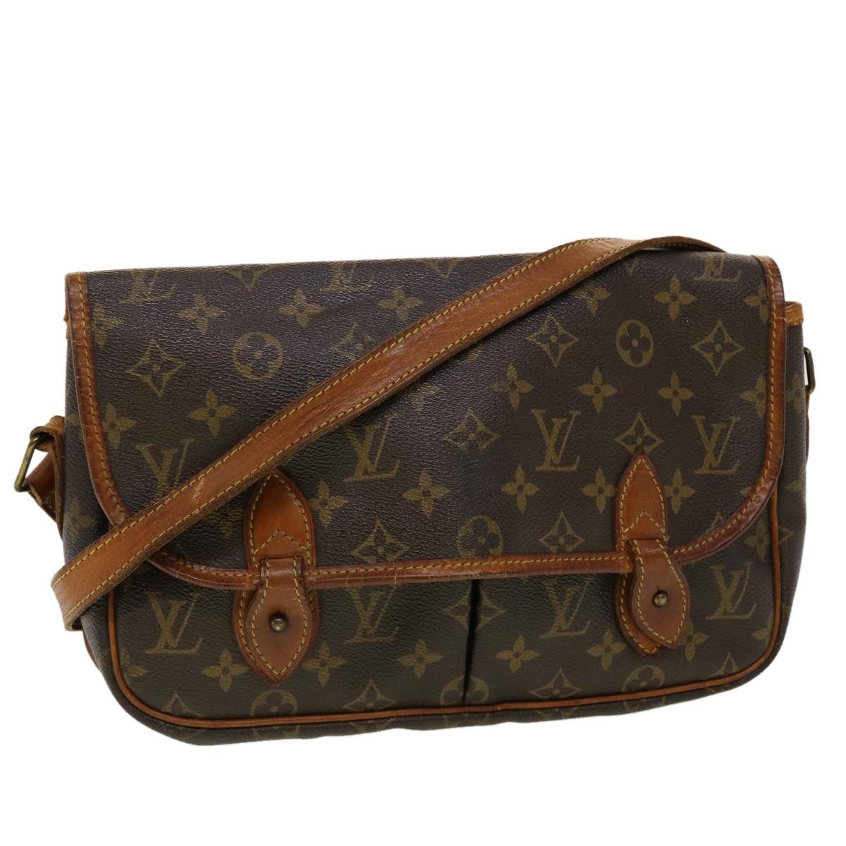 Louis Vuitton LOUIS VUITTON Monogram Gibeciere MM Shoulder Bag M42247 Size ONE SIZE - 1 Thumbnail