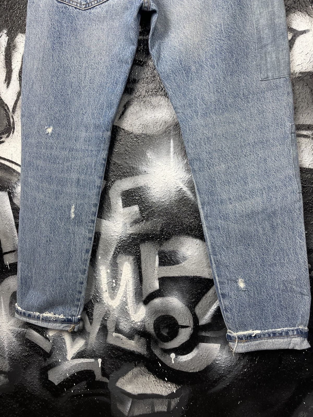 Levi's Levi’s 501 CT Woman’s Boyfriend Patchwork Selvedge Jeans Size 25" / US 0 / IT 36 - 14 Thumbnail
