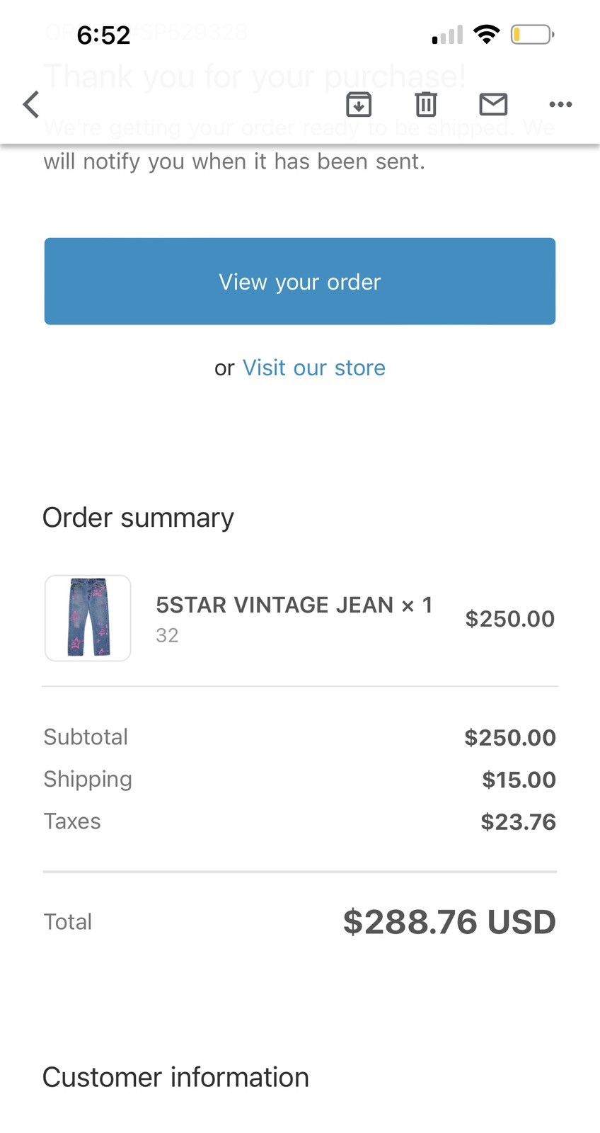 Sp5der Sp5der Sp5 Jeans 32W Spider Worldwide Young Thug Size US 32 / EU 48 - 6 Thumbnail