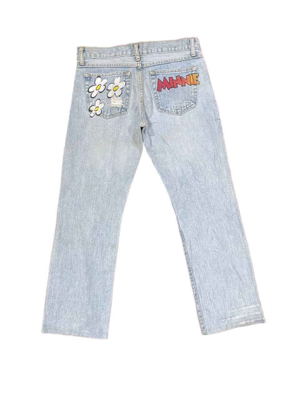 If Six Was Nine × Le Grande Bleu (L.G.B.) Disney x International World Jeans Japan Painter Minnie Jean Size US 32 / EU 48 - 3 Thumbnail