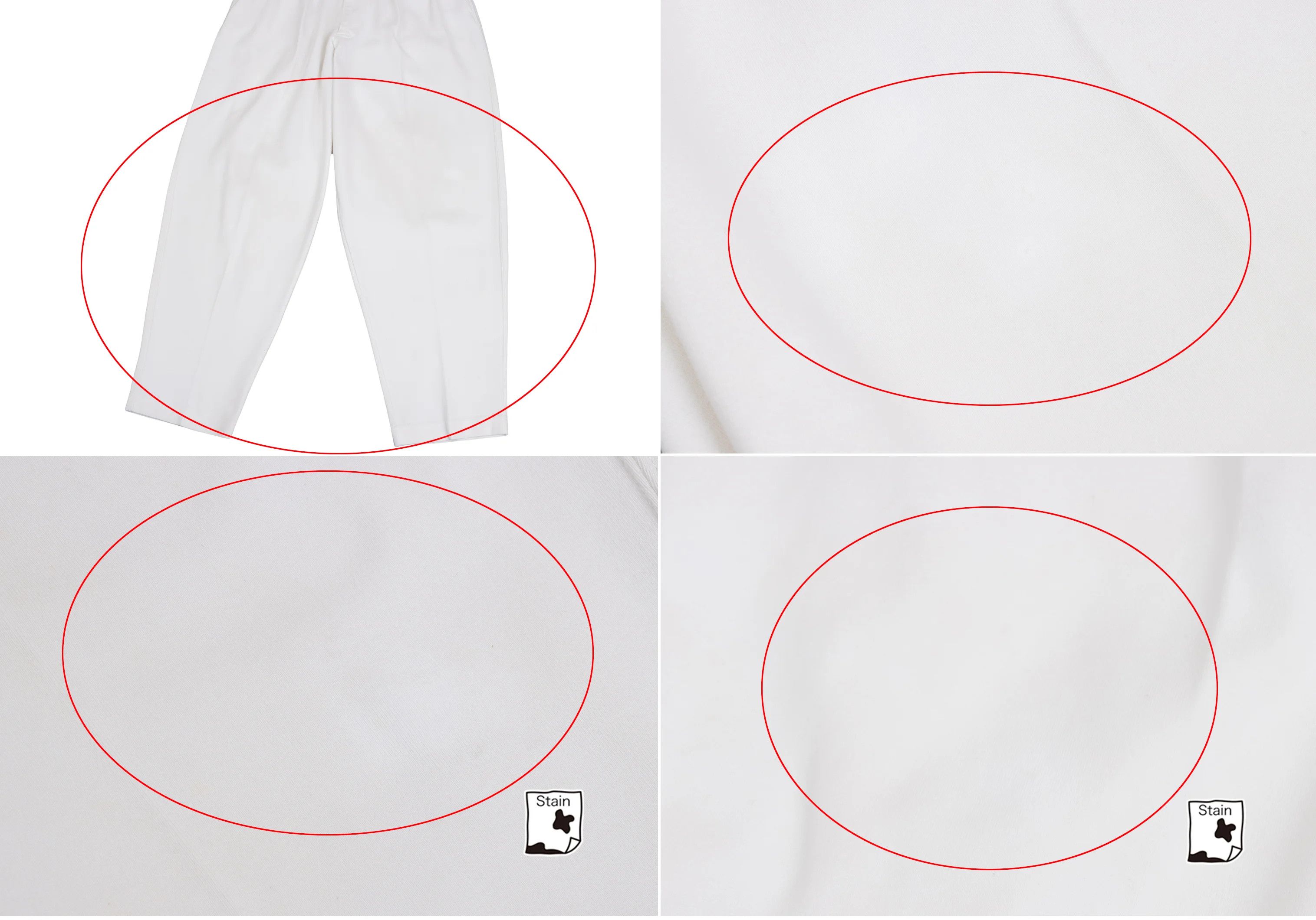Comme des Garcons Homme Plus Cotton Center Seam Tapered Pants Off White Size S Size US 30 / EU 46 - 8 Thumbnail