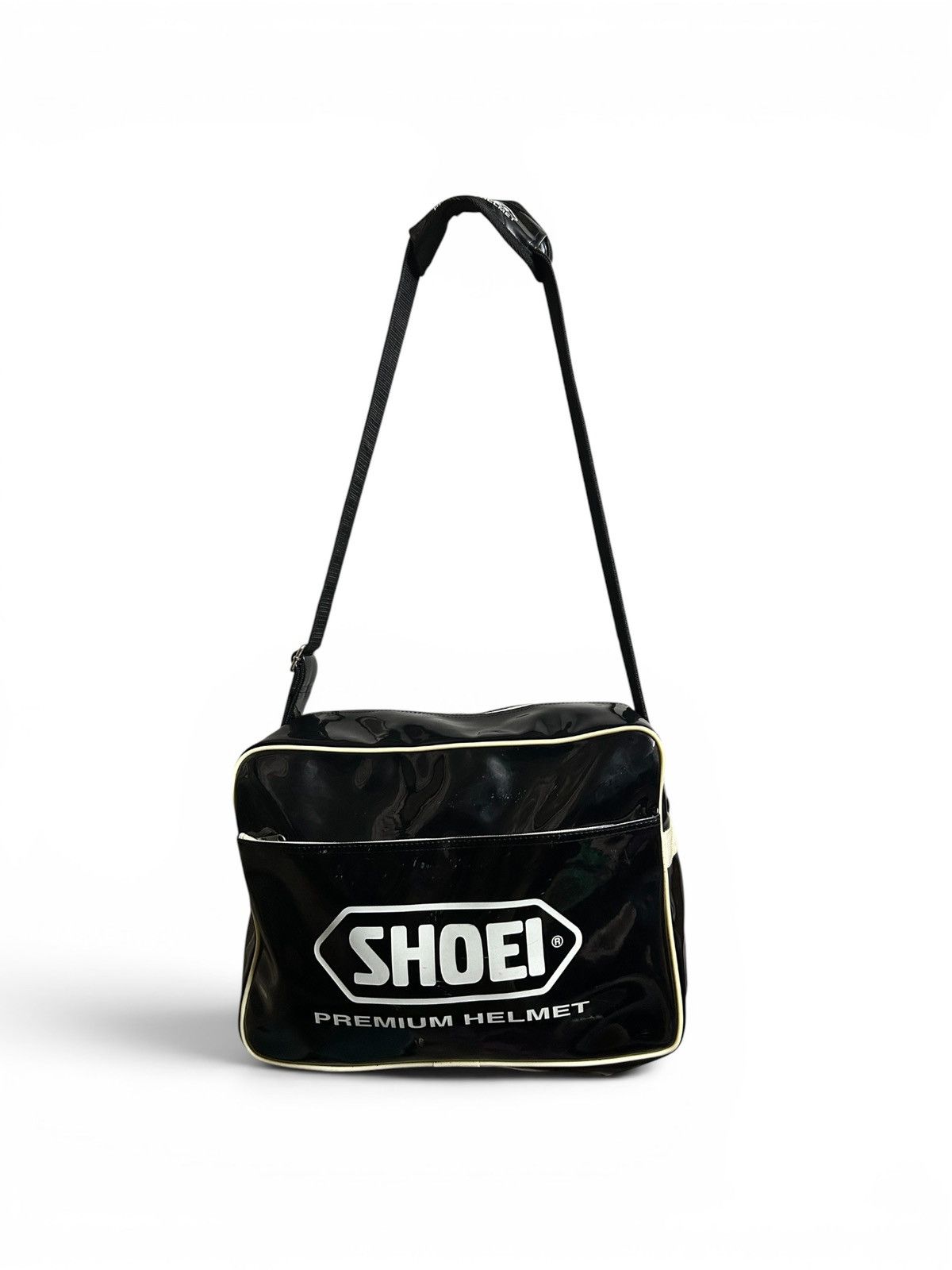Vintage Shoei "Premium Helmet" Enamel Messenger Bag (JDM) Size ONE SIZE - 6 Thumbnail